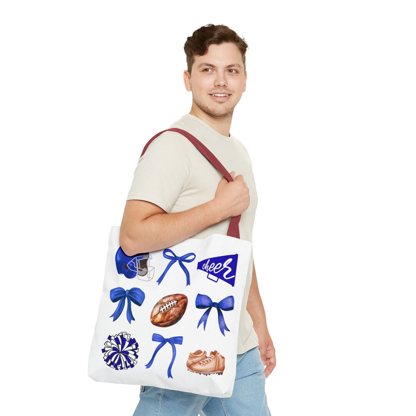 FOOTBALL & CHEER ~ Game Day Tote Bag