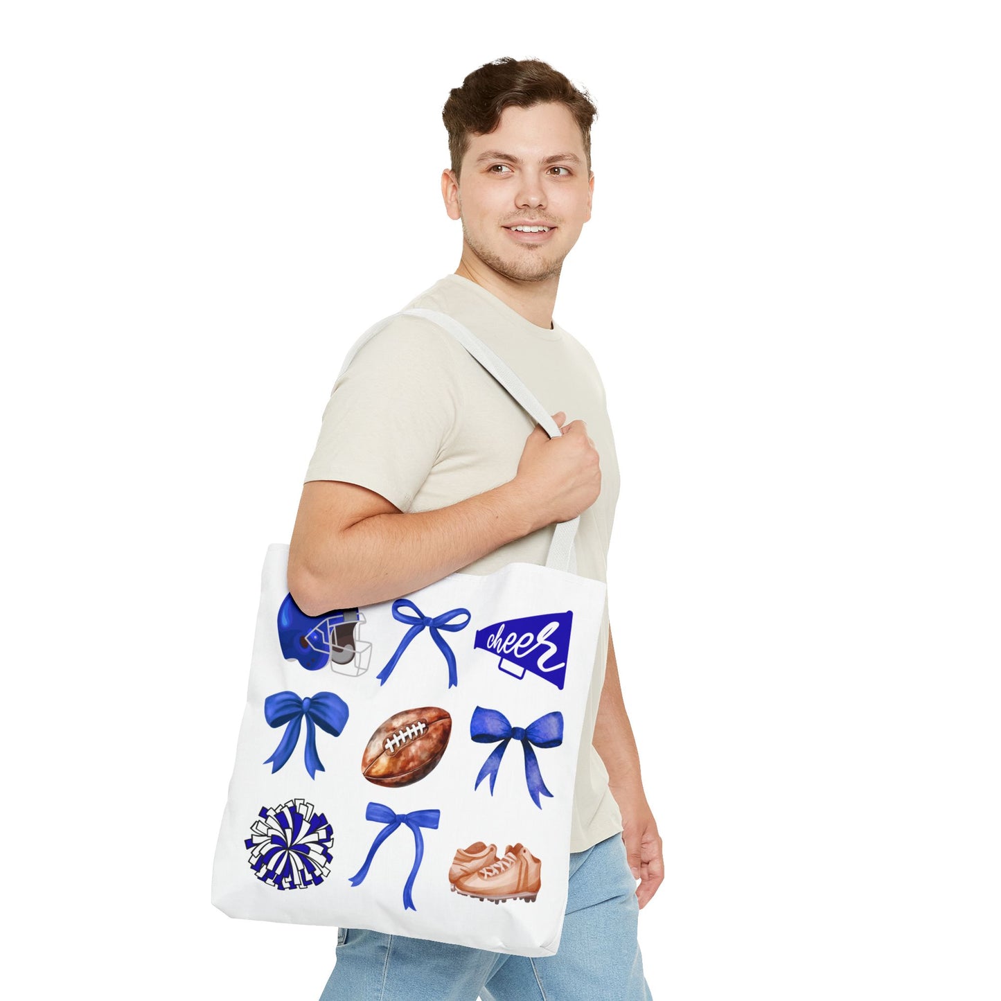 FOOTBALL & CHEER ~ Game Day Tote Bag