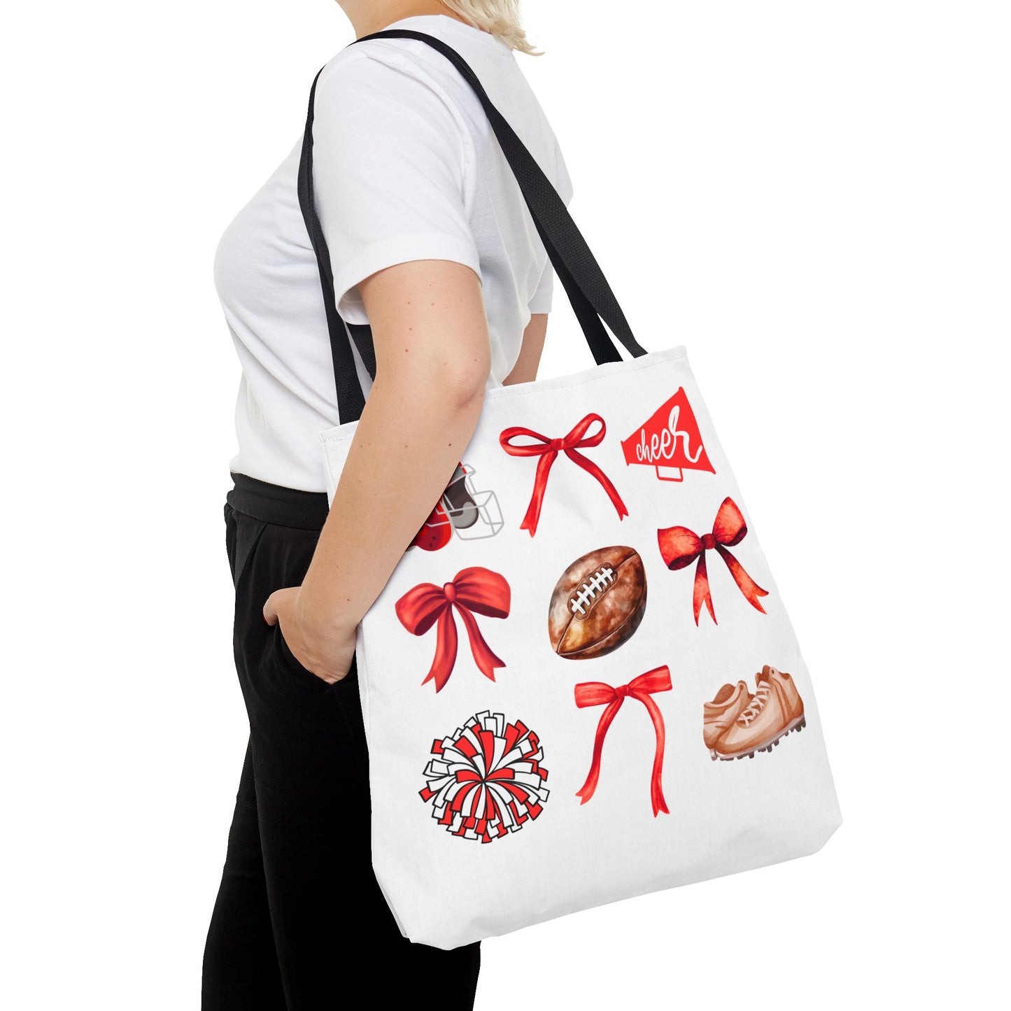 FOOTBALL & CHEER ~ Game Day Tote Bag
