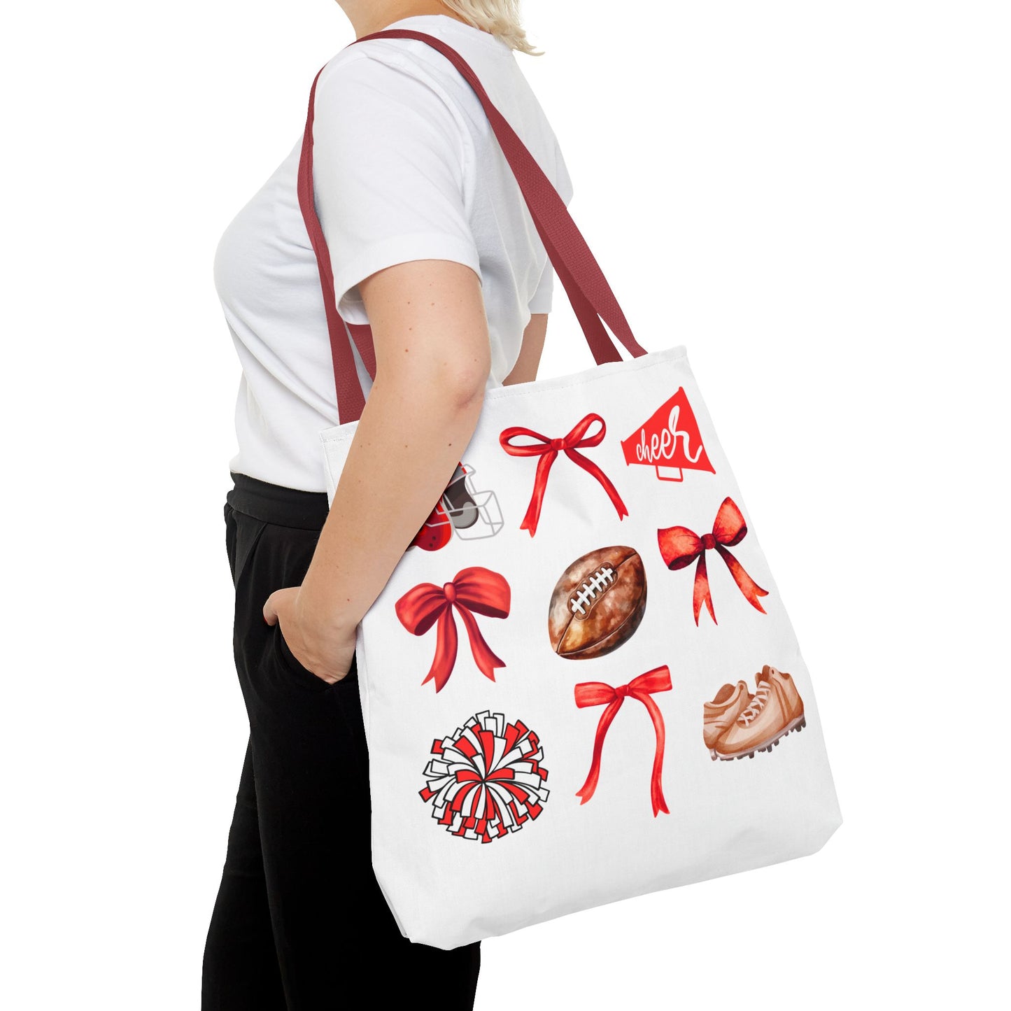 FOOTBALL & CHEER ~ Game Day Tote Bag
