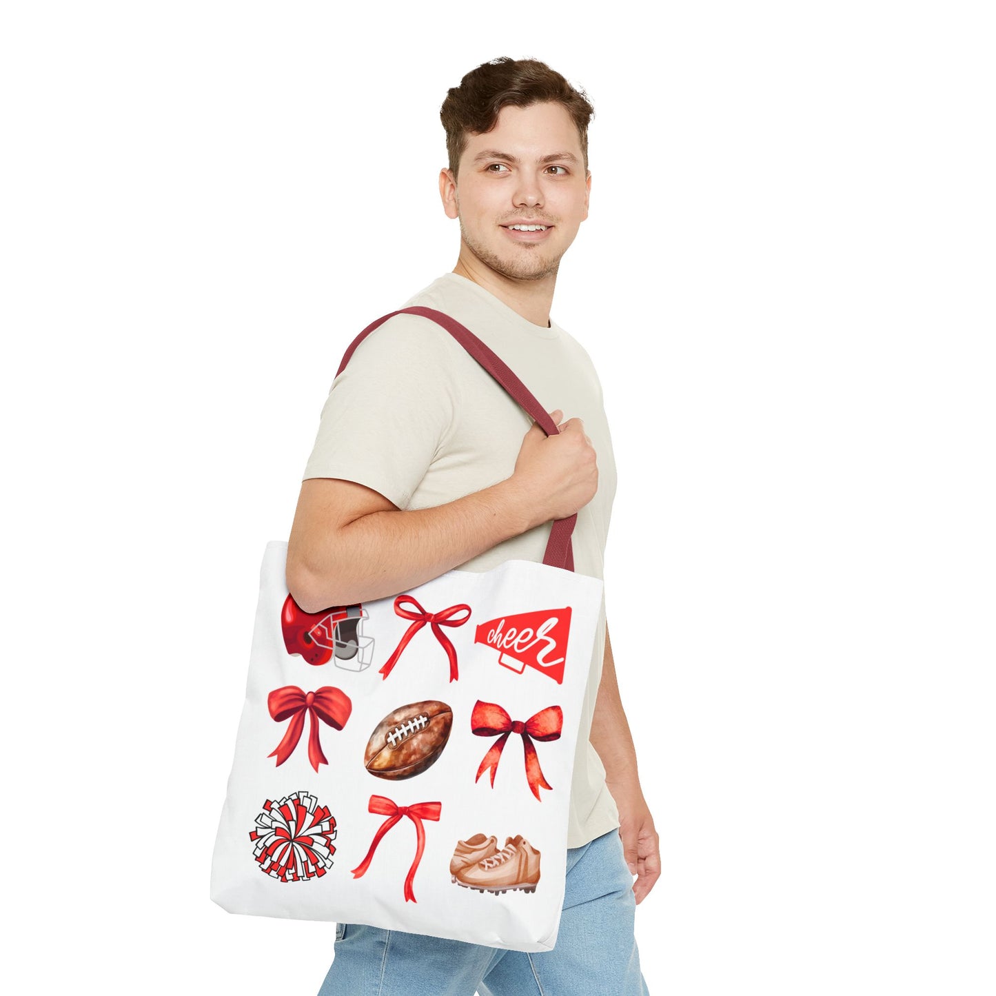 FOOTBALL & CHEER ~ Game Day Tote Bag