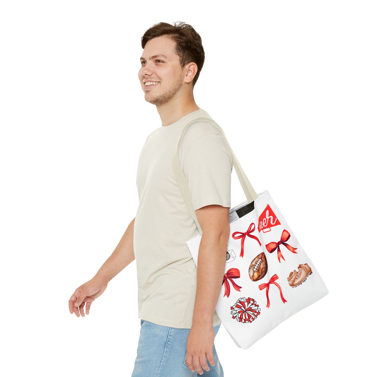 FOOTBALL & CHEER ~ Game Day Tote Bag