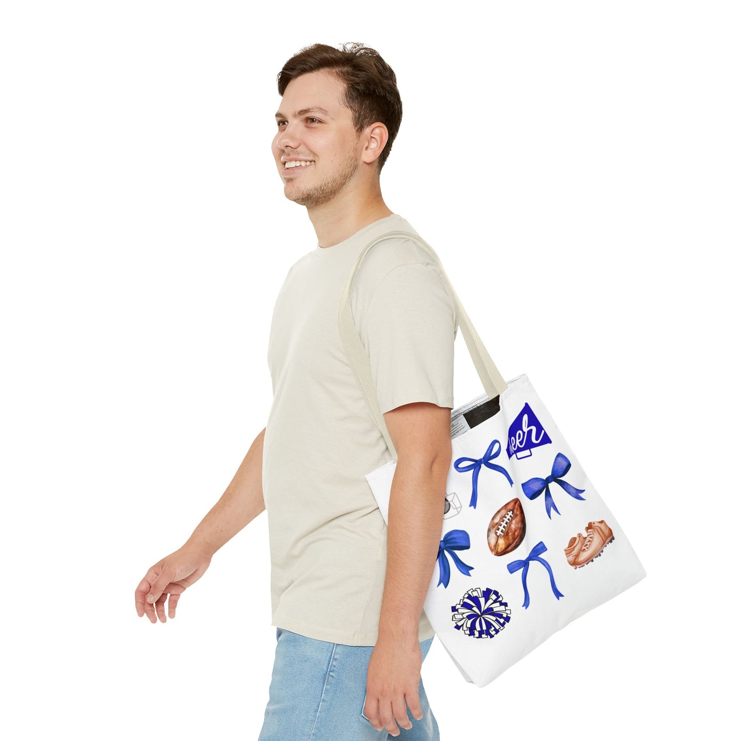 FOOTBALL & CHEER ~ Game Day Tote Bag