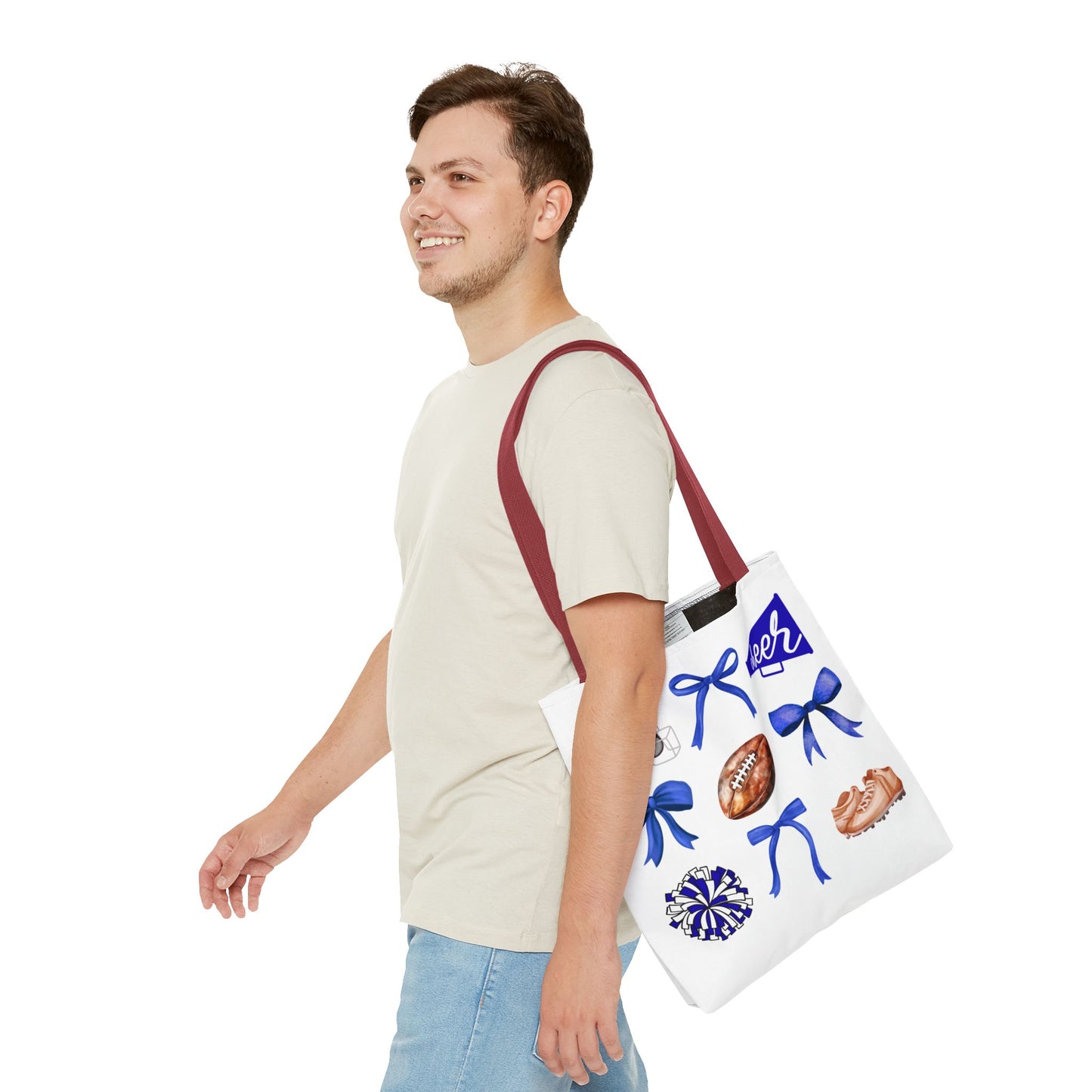 FOOTBALL & CHEER ~ Game Day Tote Bag