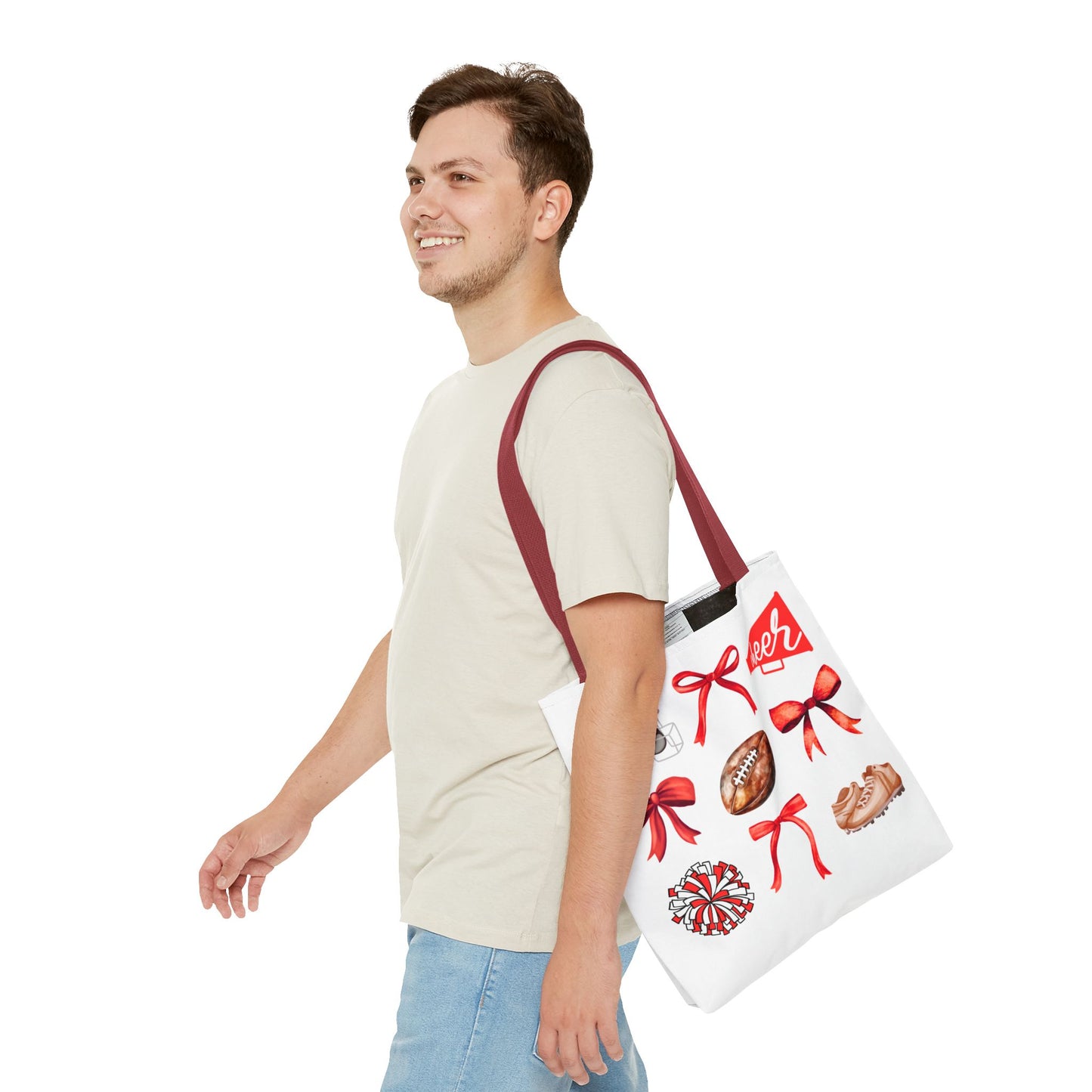 FOOTBALL & CHEER ~ Game Day Tote Bag