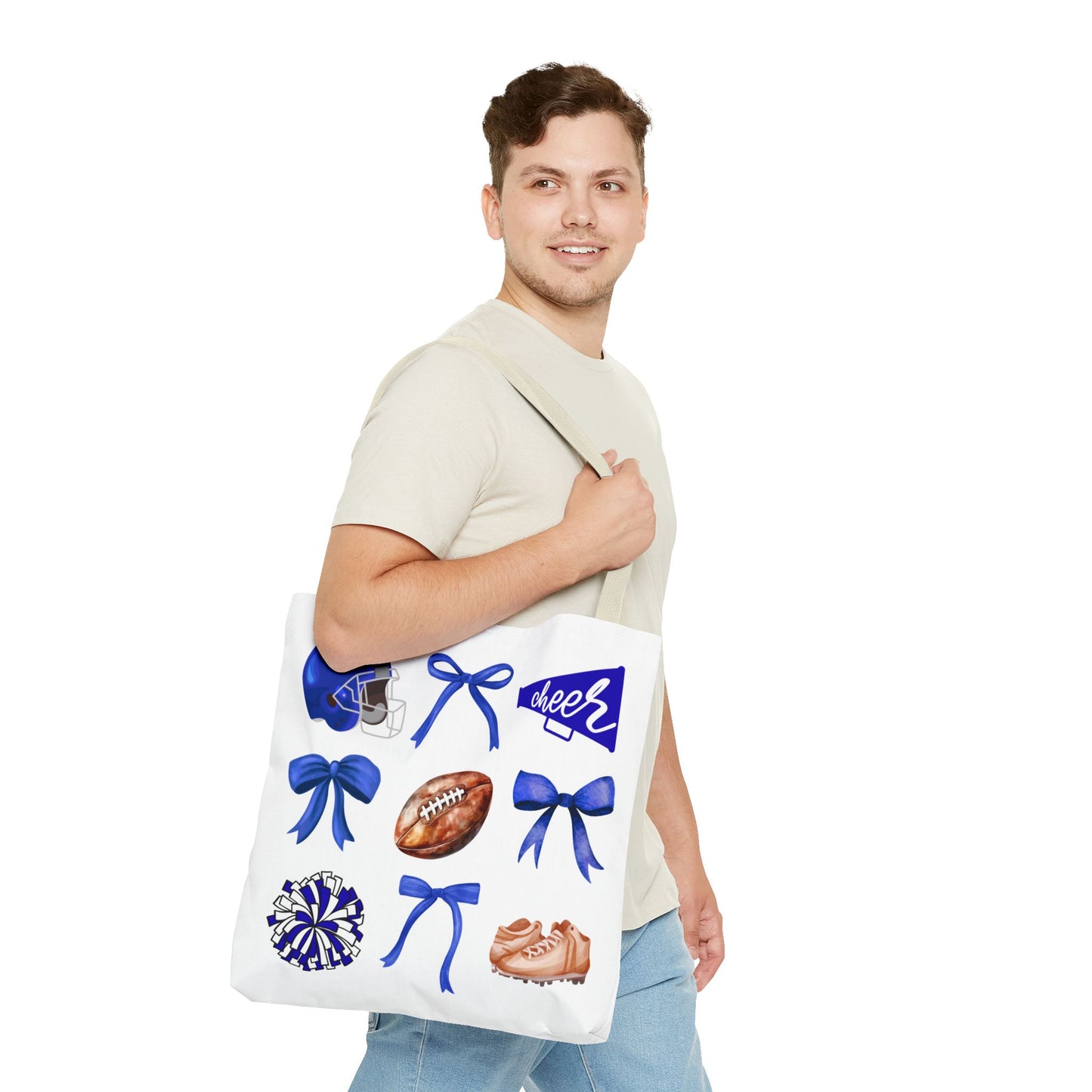 FOOTBALL & CHEER ~ Game Day Tote Bag