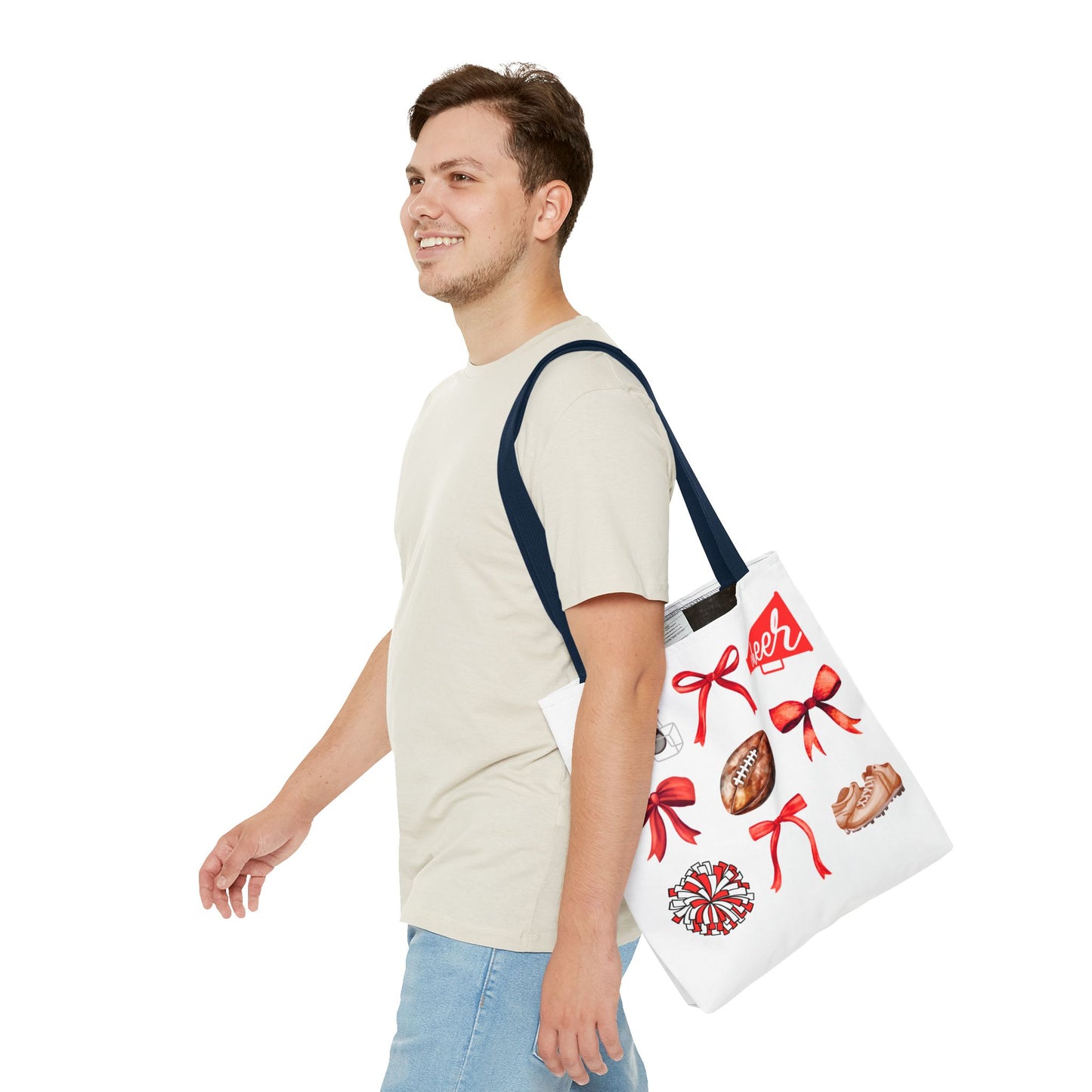 FOOTBALL & CHEER ~ Game Day Tote Bag