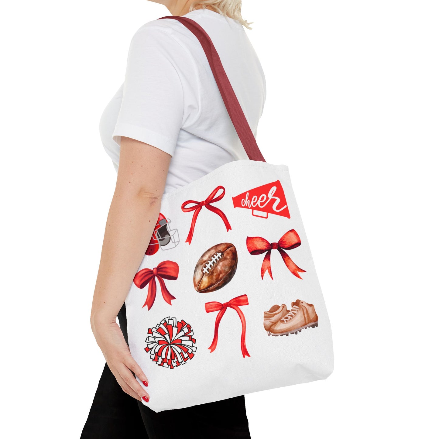 FOOTBALL & CHEER ~ Game Day Tote Bag