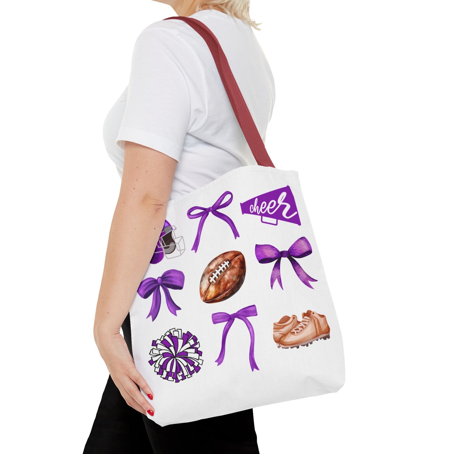 FOOTBALL & CHEER ~ Game Day Tote Bag