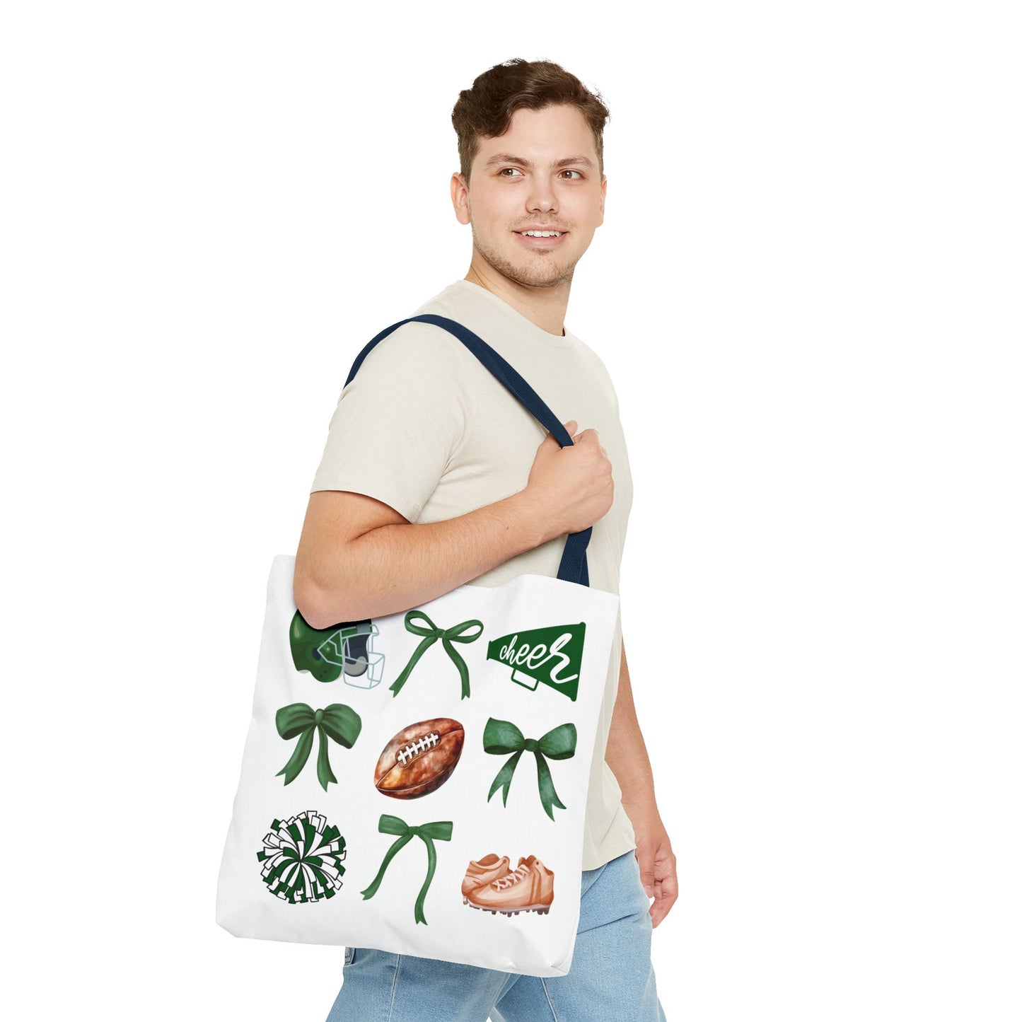 FOOTBALL & CHEER ~ Game Day Tote Bag