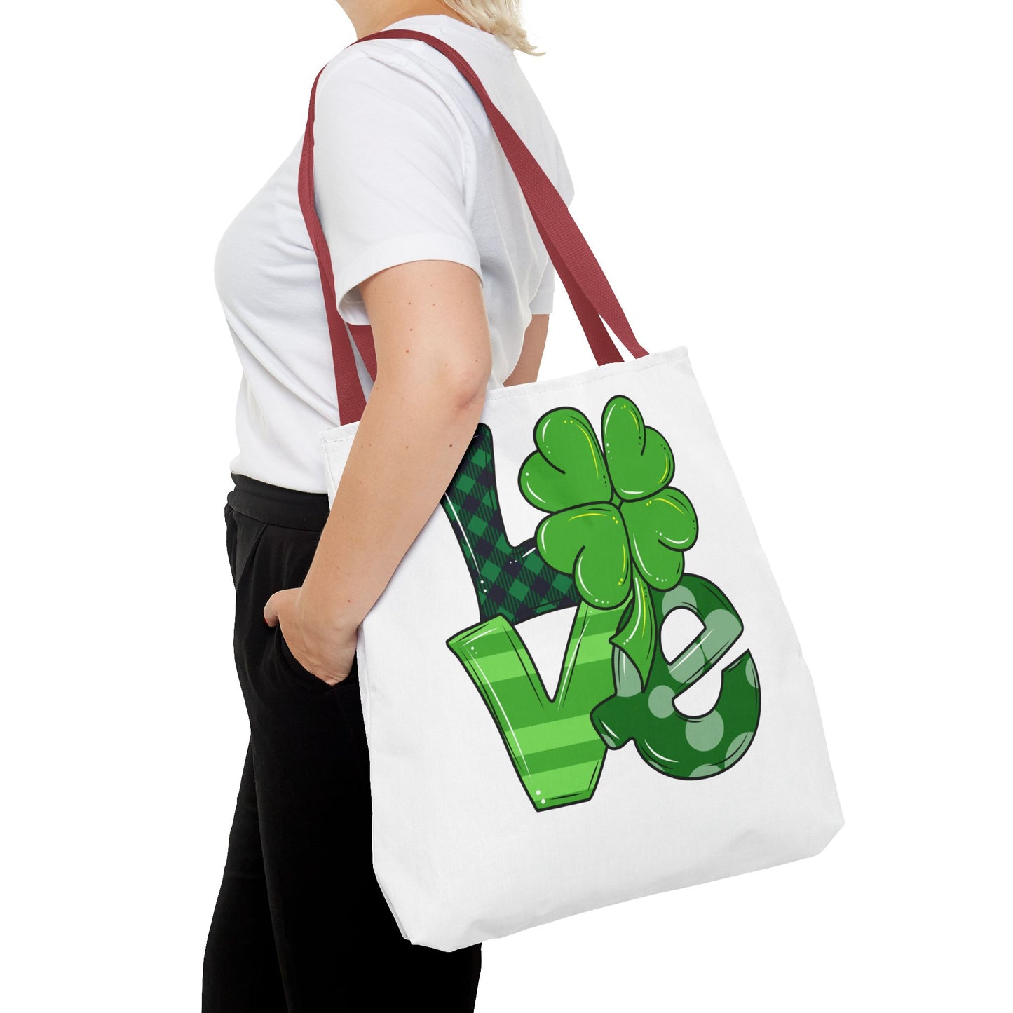 SHAMROCK LOVE ST. PATRICK'S DAY ~ Tote Bag Various Sizes