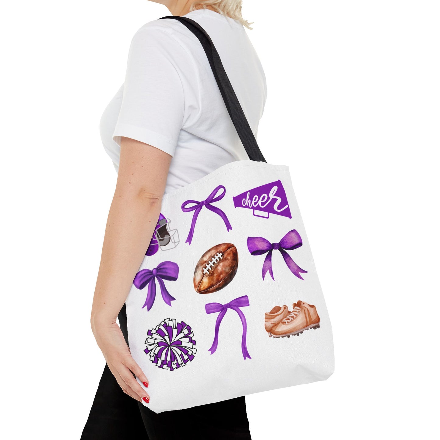FOOTBALL & CHEER ~ Game Day Tote Bag