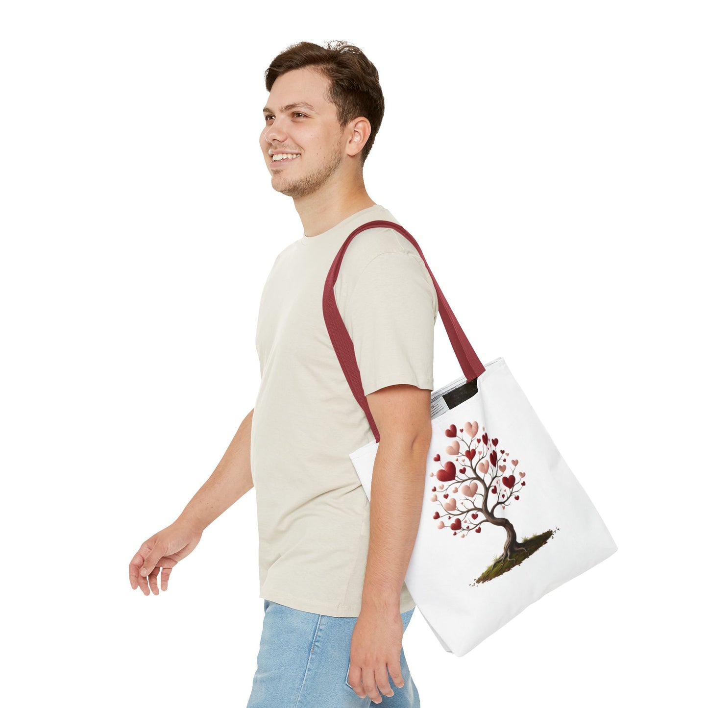 HEART VALENTINE TREE ~ Tote Bag Various Sizes