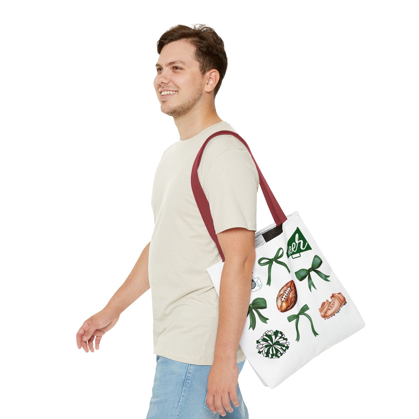 FOOTBALL & CHEER ~ Game Day Tote Bag