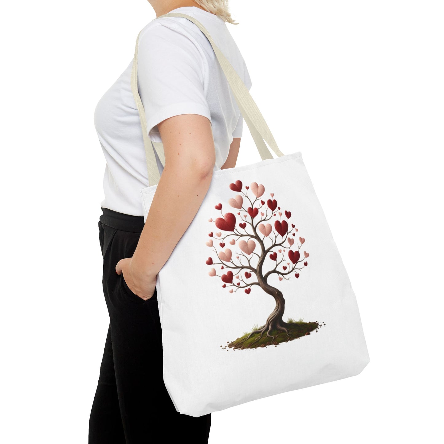 HEART VALENTINE TREE ~ Tote Bag Various Sizes