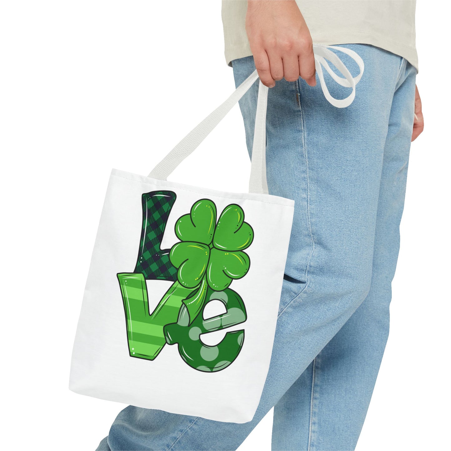 SHAMROCK LOVE ST. PATRICK'S DAY ~ Tote Bag Various Sizes