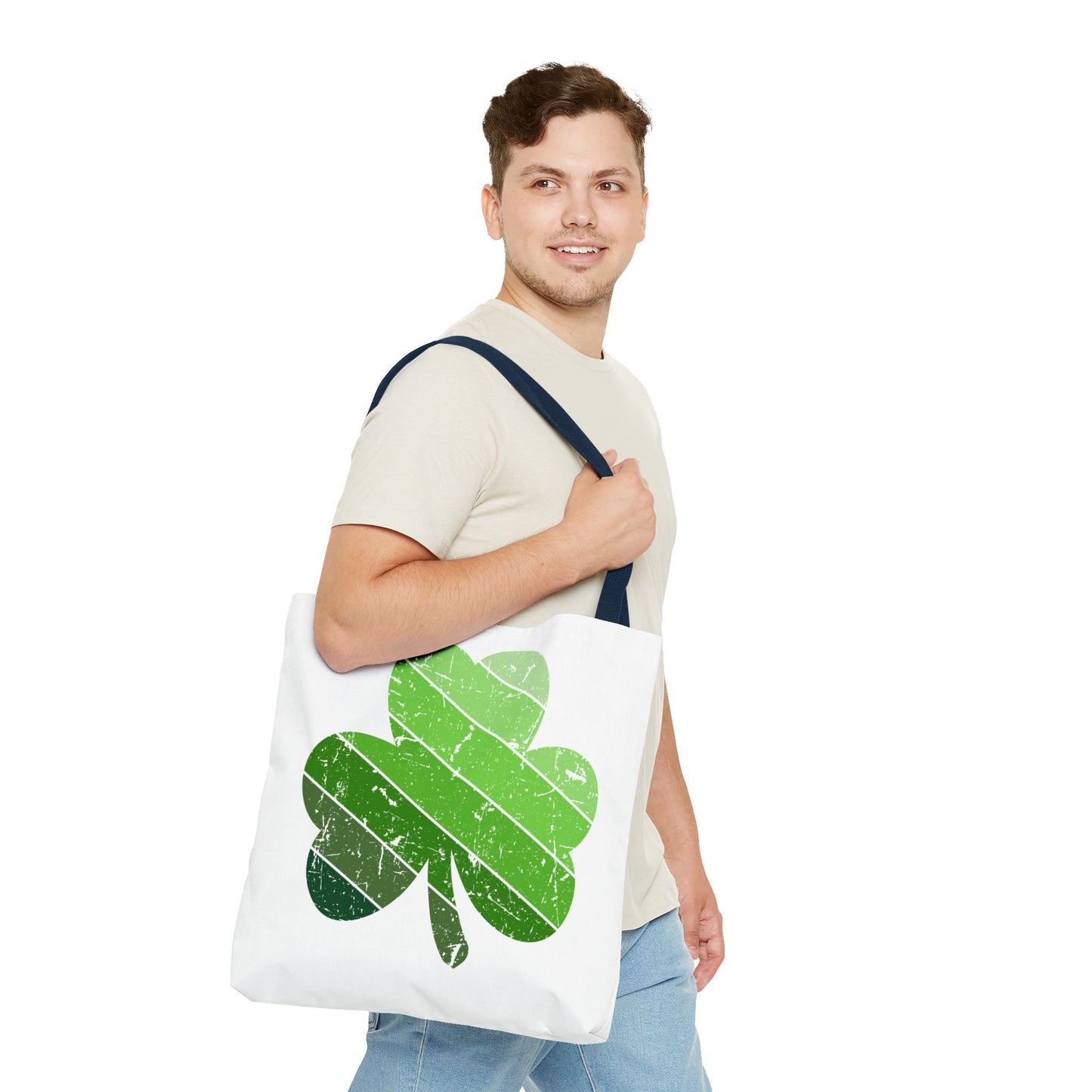 DISTRESSED SHAMROCK ST. PATRICK'S DAY ~  Tote Bag Various Sizes