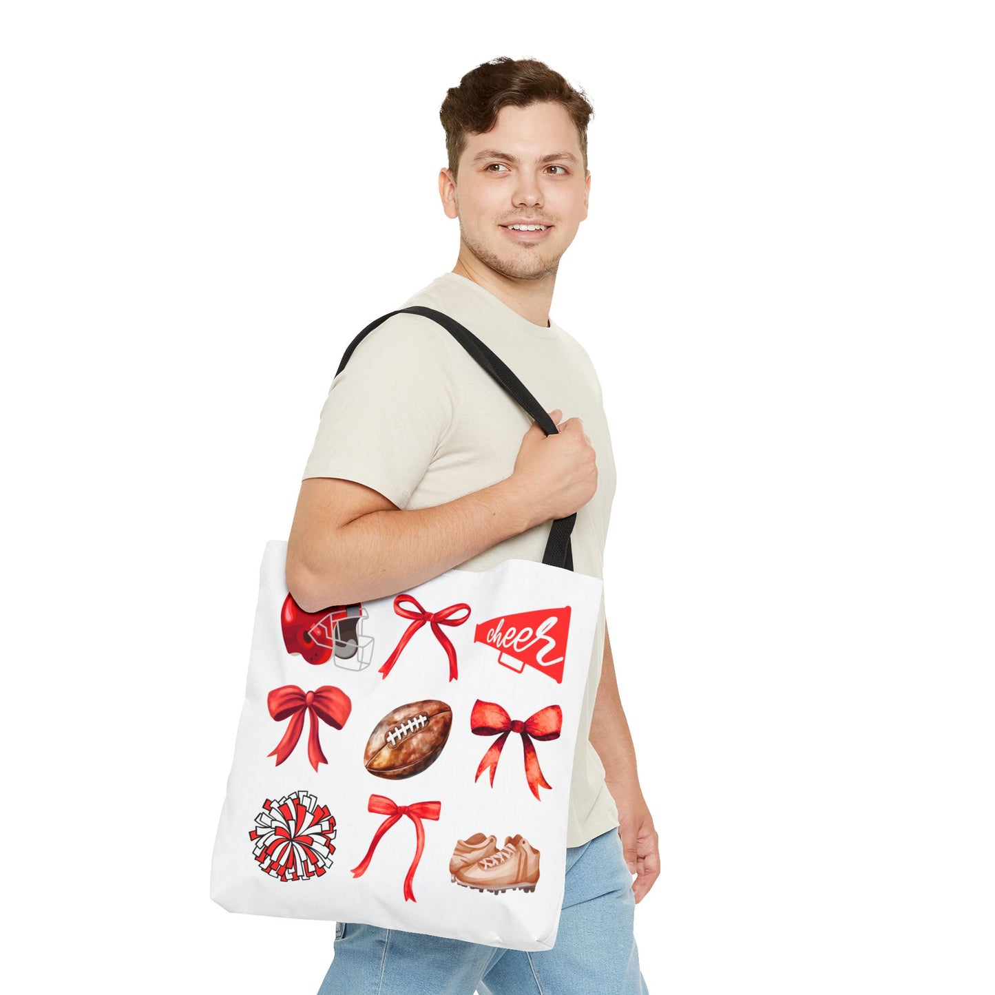 FOOTBALL & CHEER ~ Game Day Tote Bag