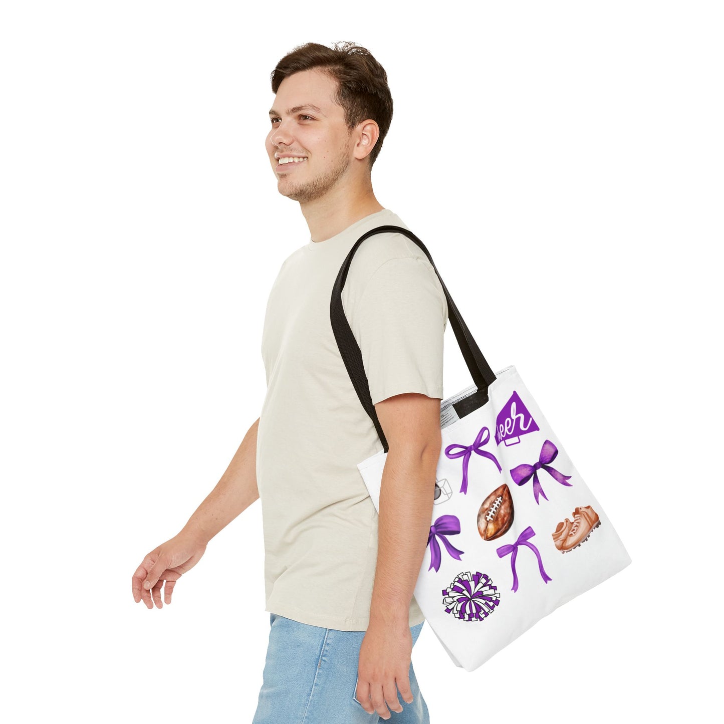 FOOTBALL & CHEER ~ Game Day Tote Bag