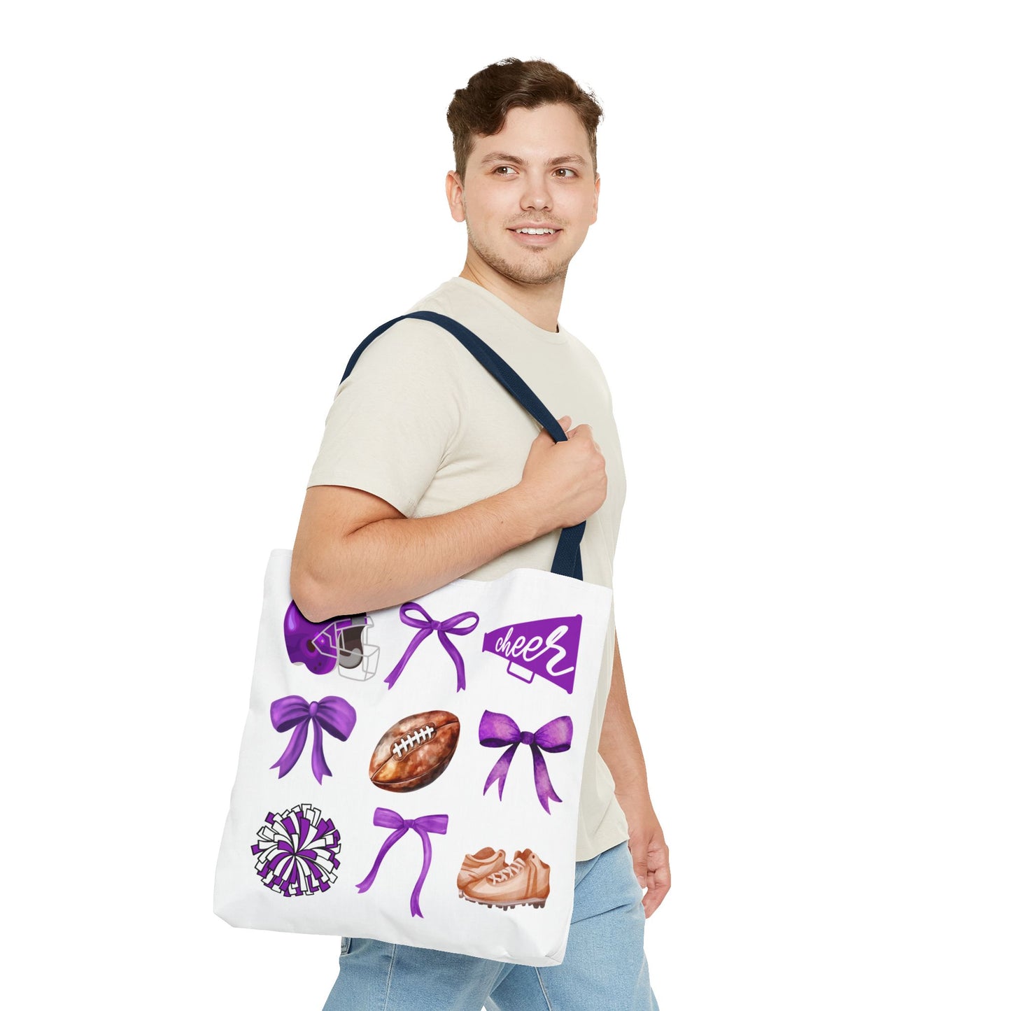 FOOTBALL & CHEER ~ Game Day Tote Bag