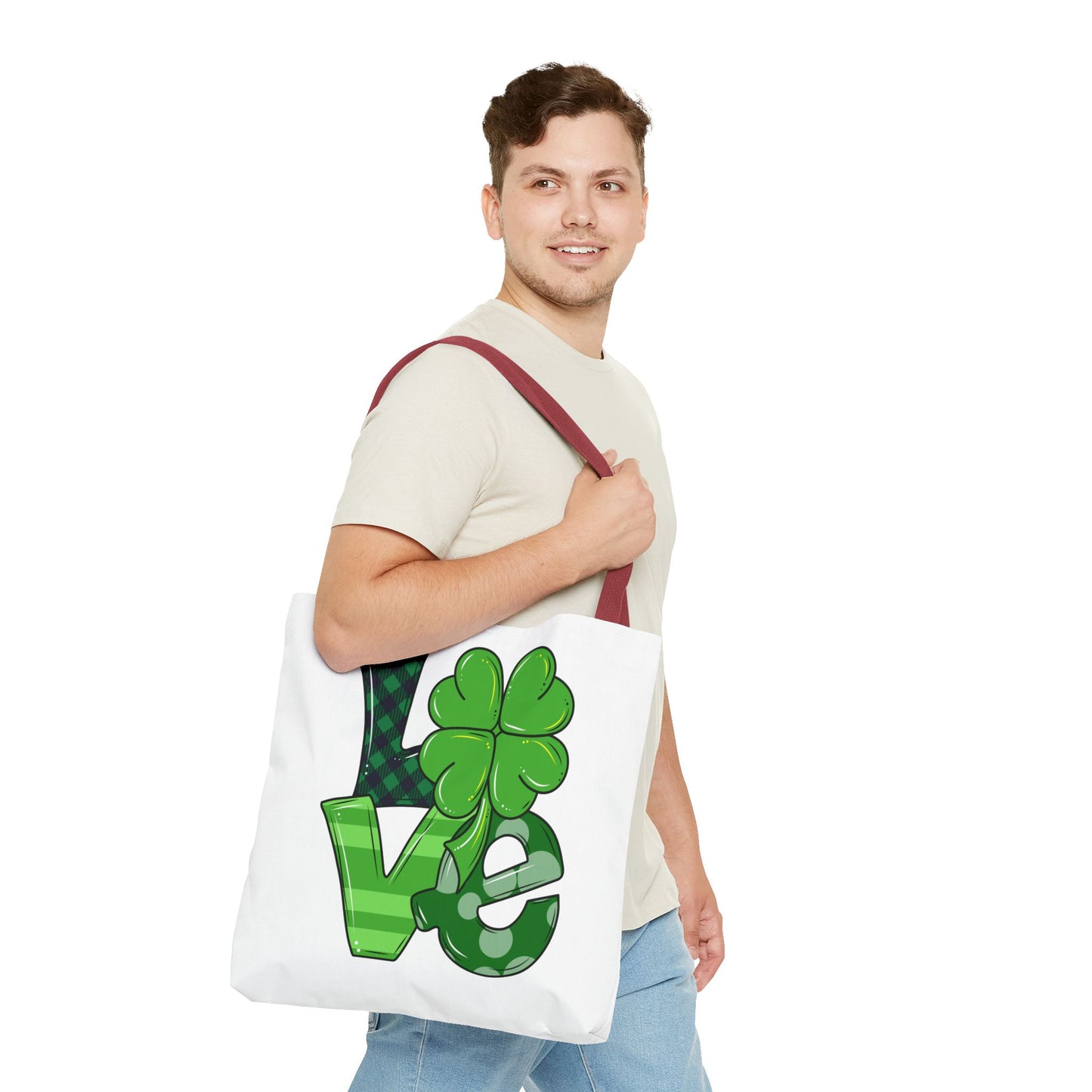 SHAMROCK LOVE ST. PATRICK'S DAY ~ Tote Bag Various Sizes