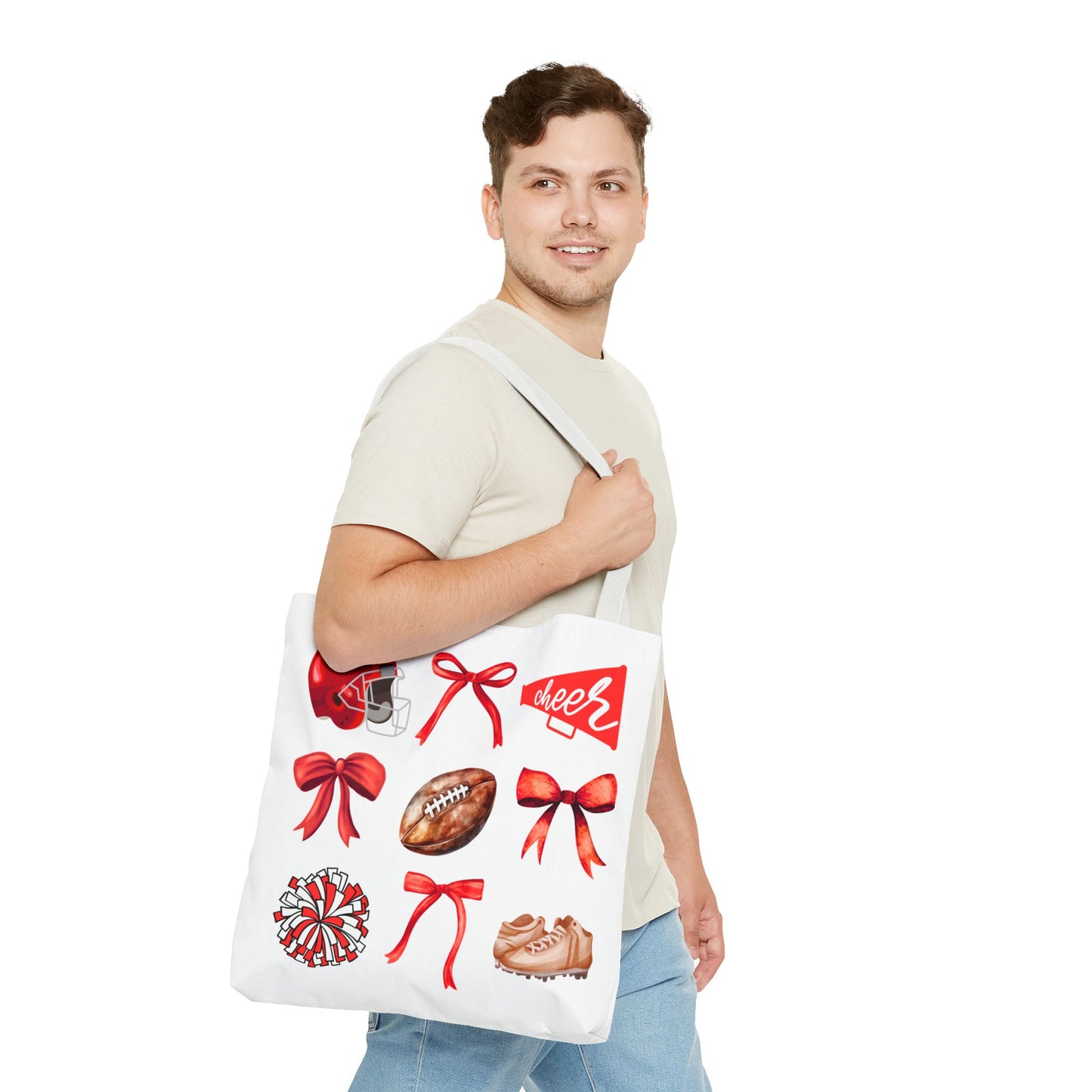 FOOTBALL & CHEER ~ Game Day Tote Bag