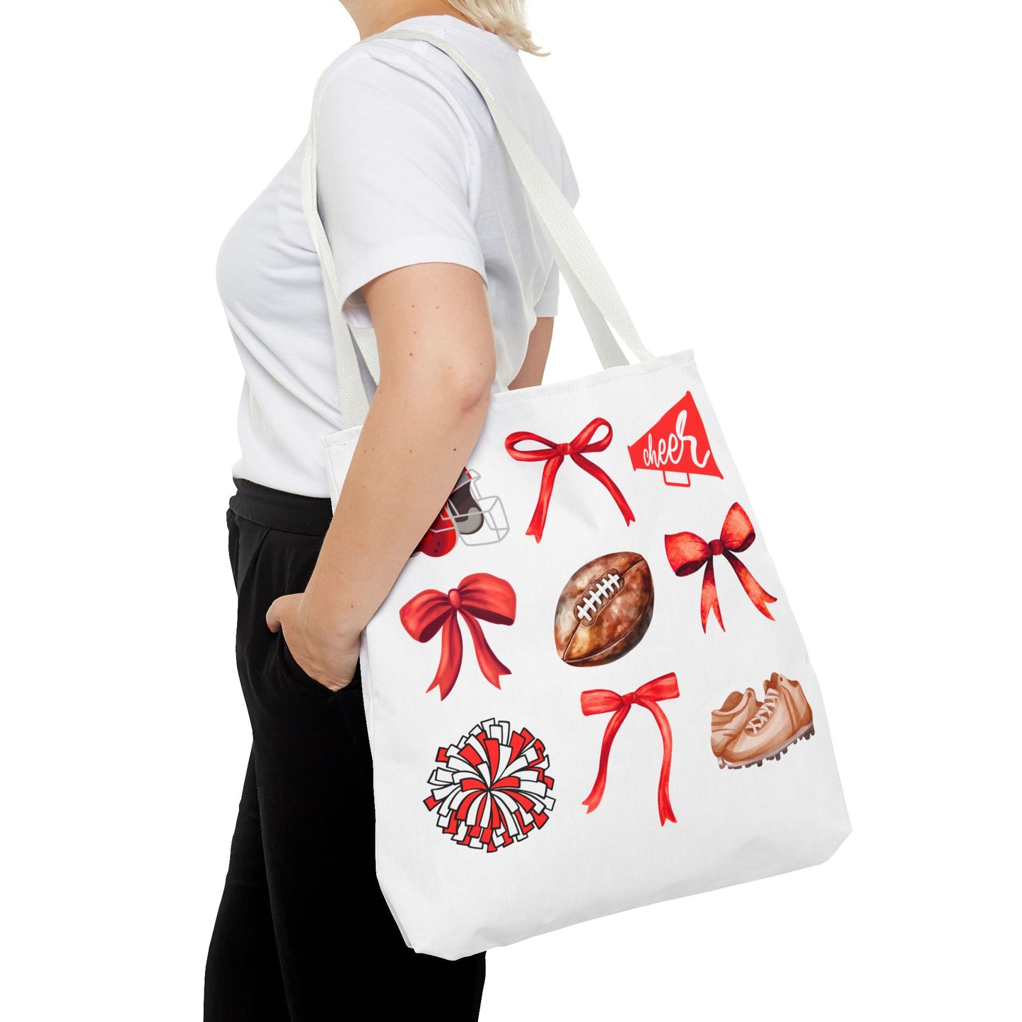 FOOTBALL & CHEER ~ Game Day Tote Bag
