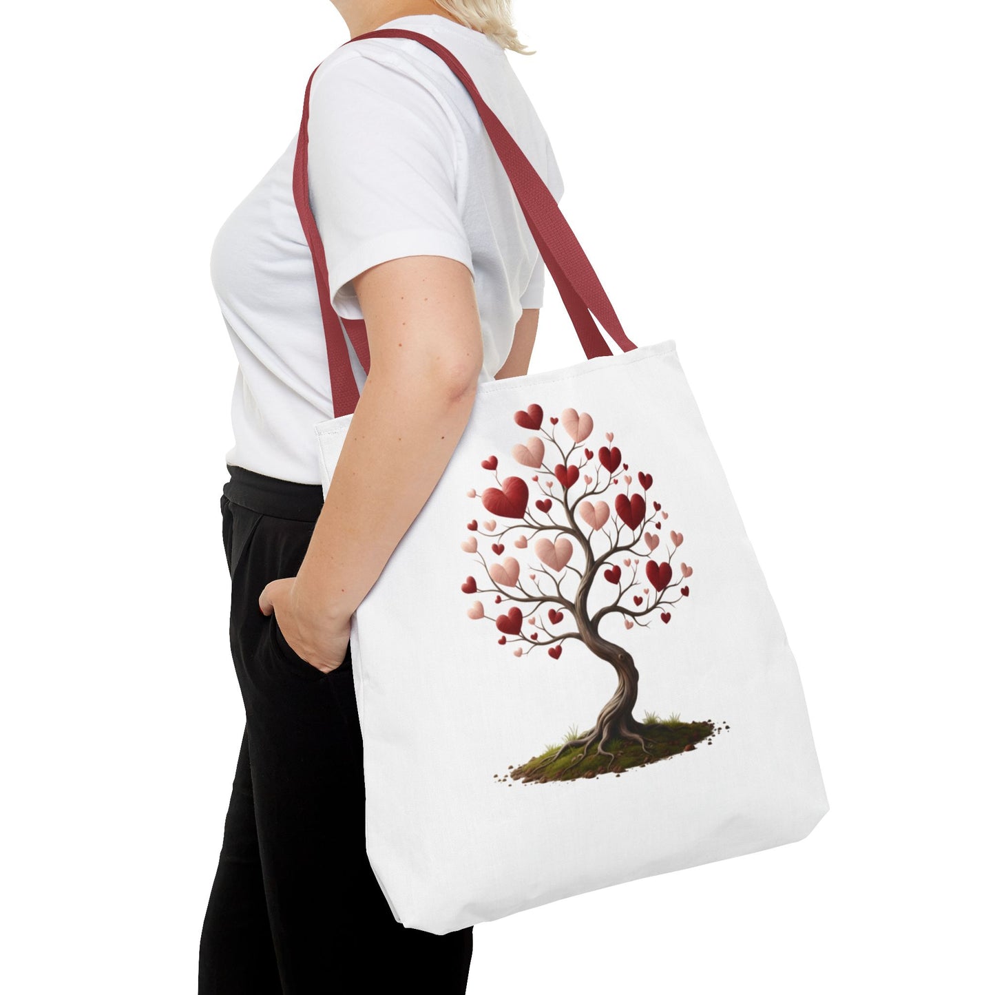 HEART VALENTINE TREE ~ Tote Bag Various Sizes