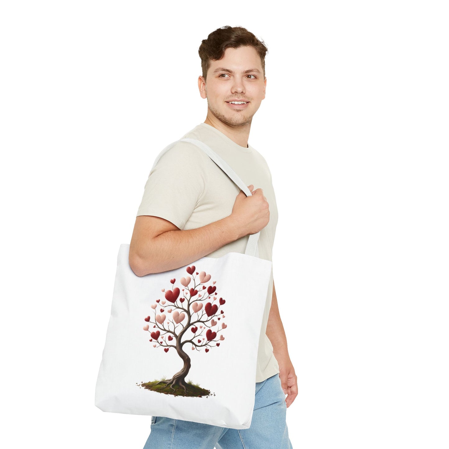 HEART VALENTINE TREE ~ Tote Bag Various Sizes