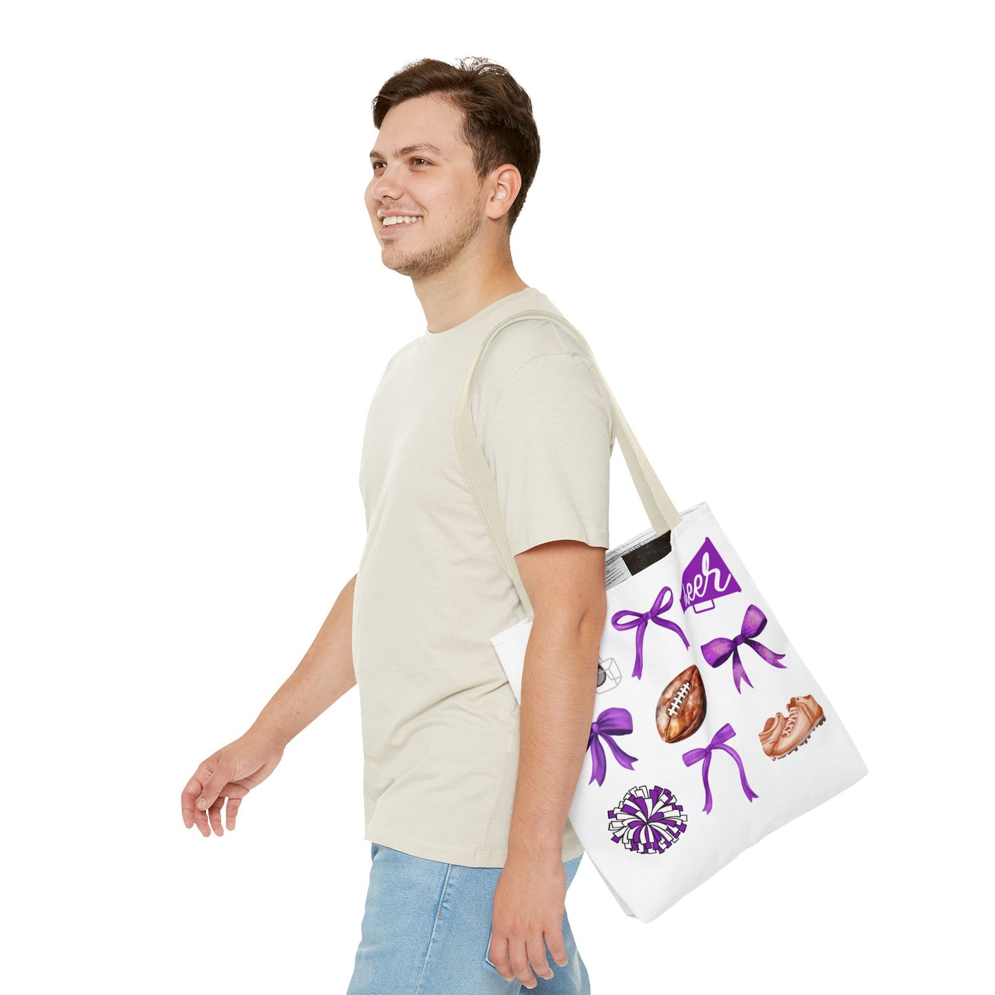 FOOTBALL & CHEER ~ Game Day Tote Bag