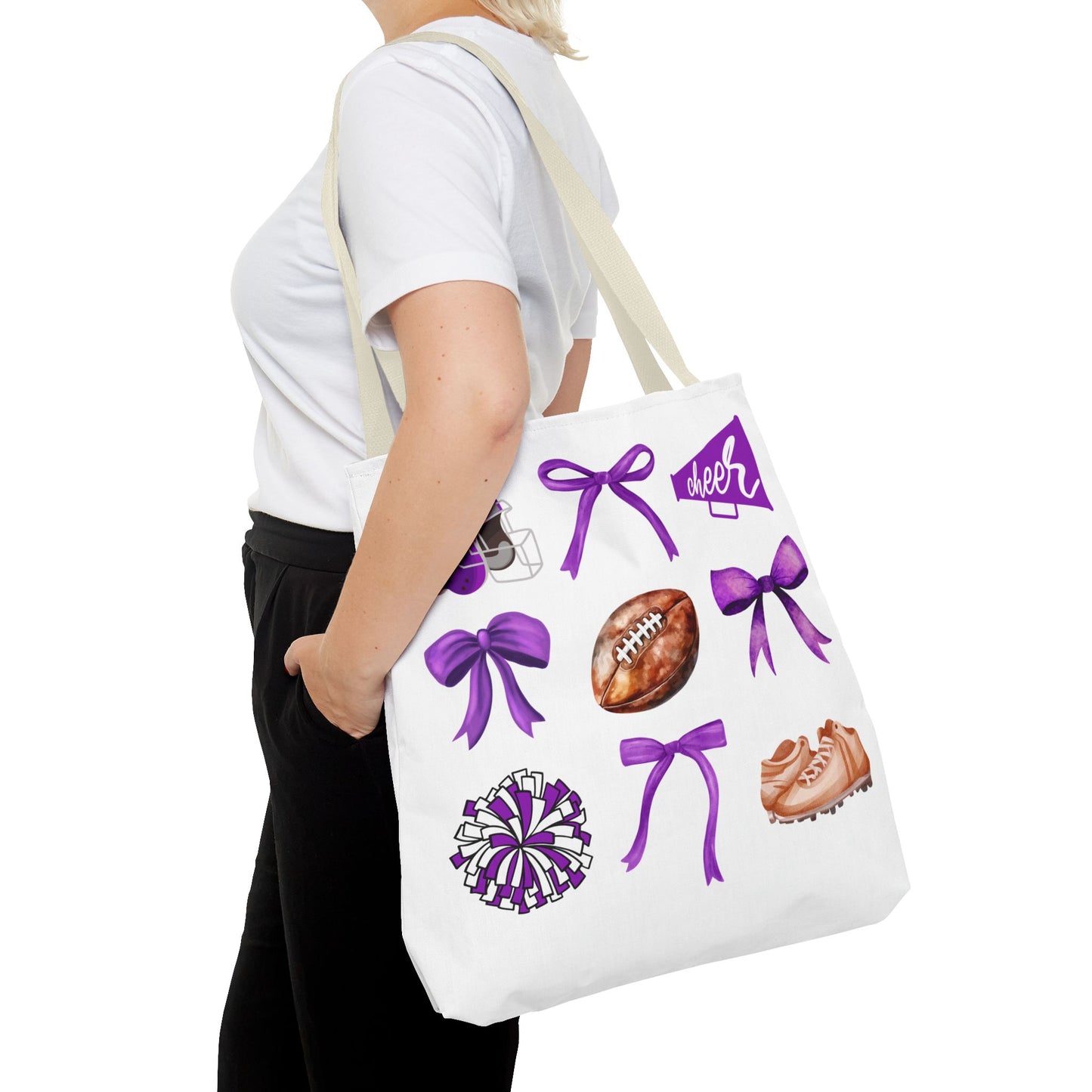 FOOTBALL & CHEER ~ Game Day Tote Bag