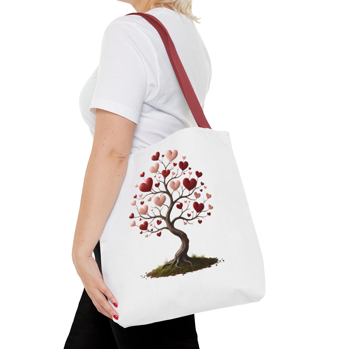 HEART VALENTINE TREE ~ Tote Bag Various Sizes