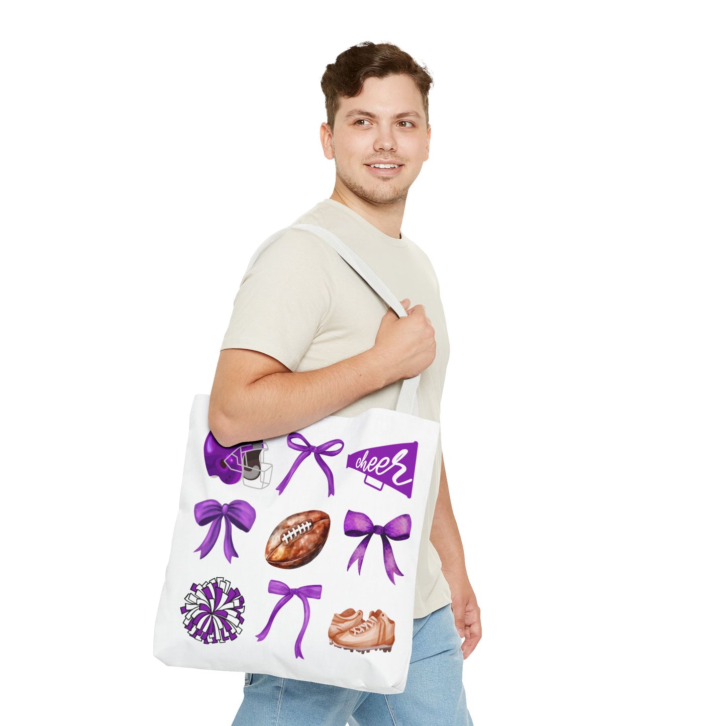 FOOTBALL & CHEER ~ Game Day Tote Bag
