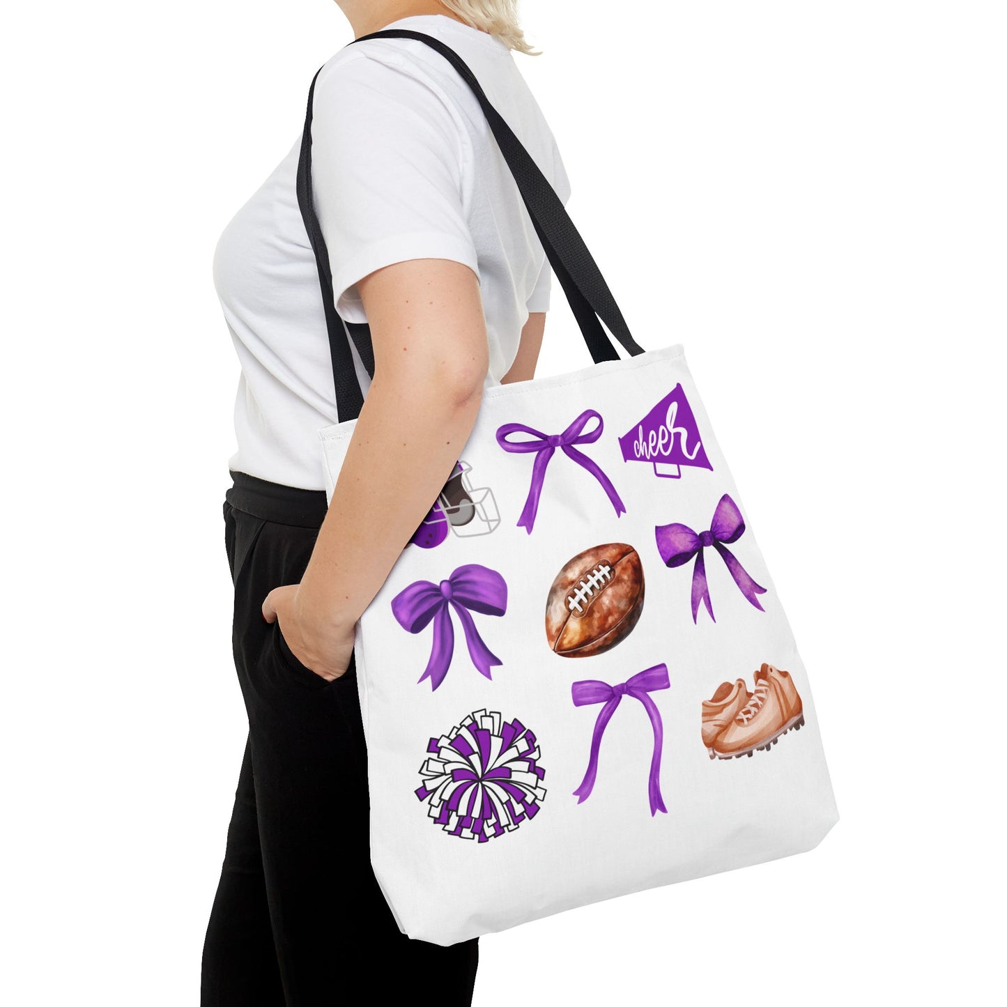 FOOTBALL & CHEER ~ Game Day Tote Bag