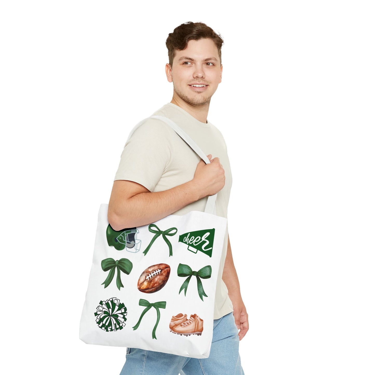 FOOTBALL & CHEER ~ Game Day Tote Bag