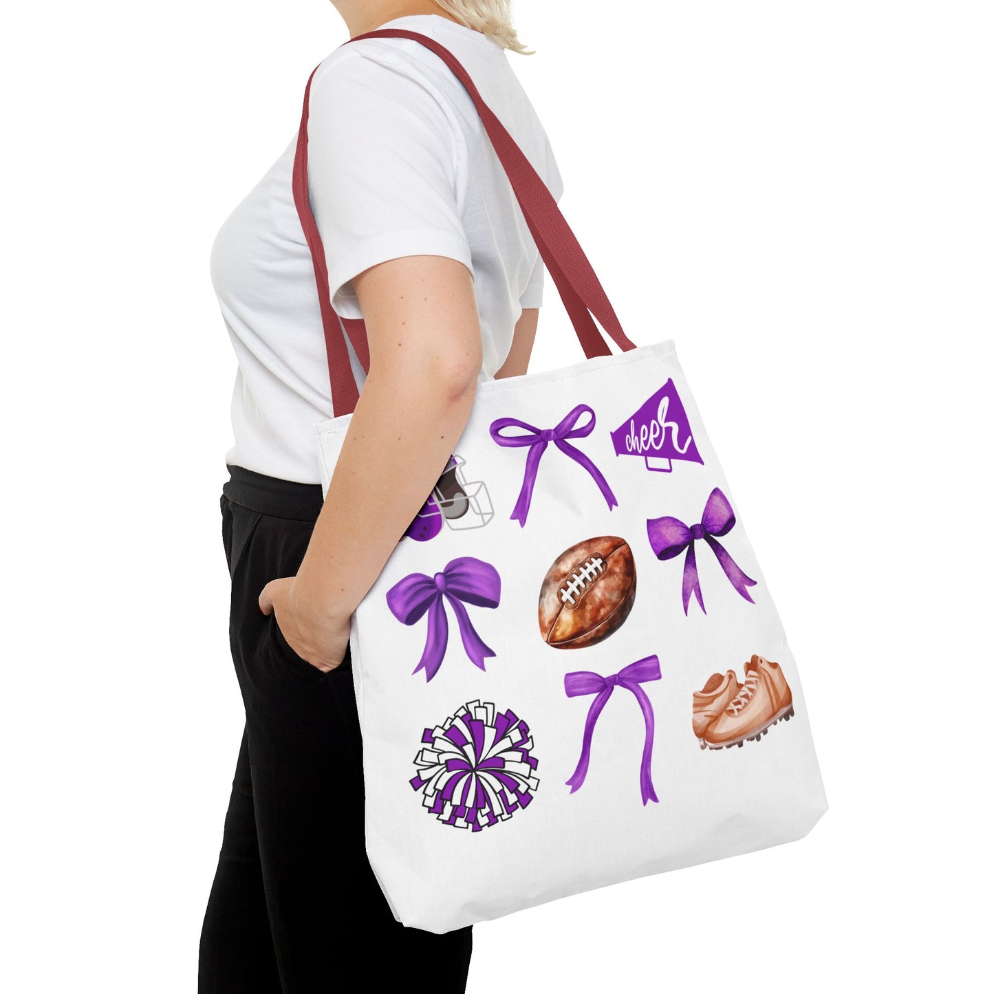 FOOTBALL & CHEER ~ Game Day Tote Bag