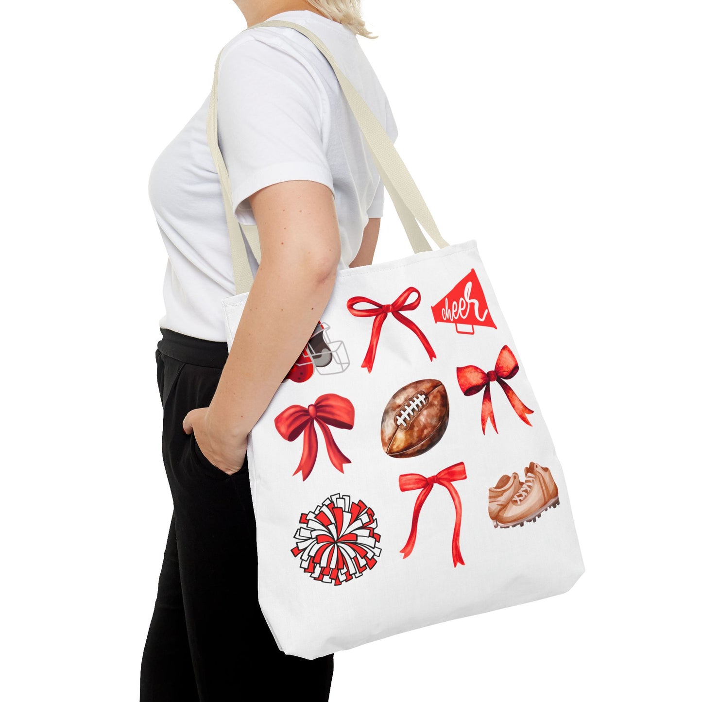 FOOTBALL & CHEER ~ Game Day Tote Bag