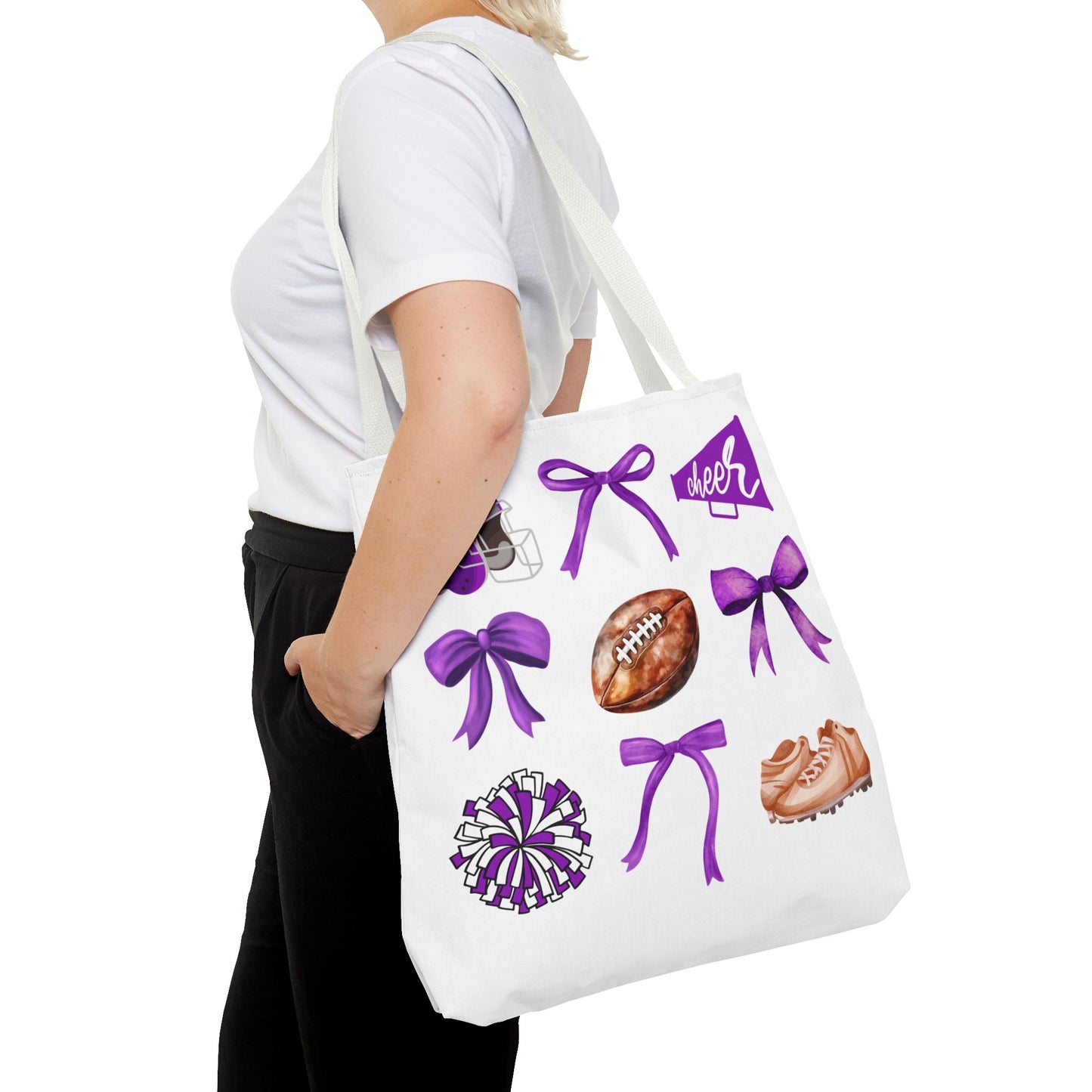 FOOTBALL & CHEER ~ Game Day Tote Bag