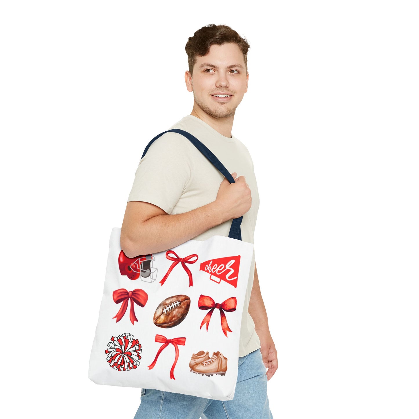 FOOTBALL & CHEER ~ Game Day Tote Bag