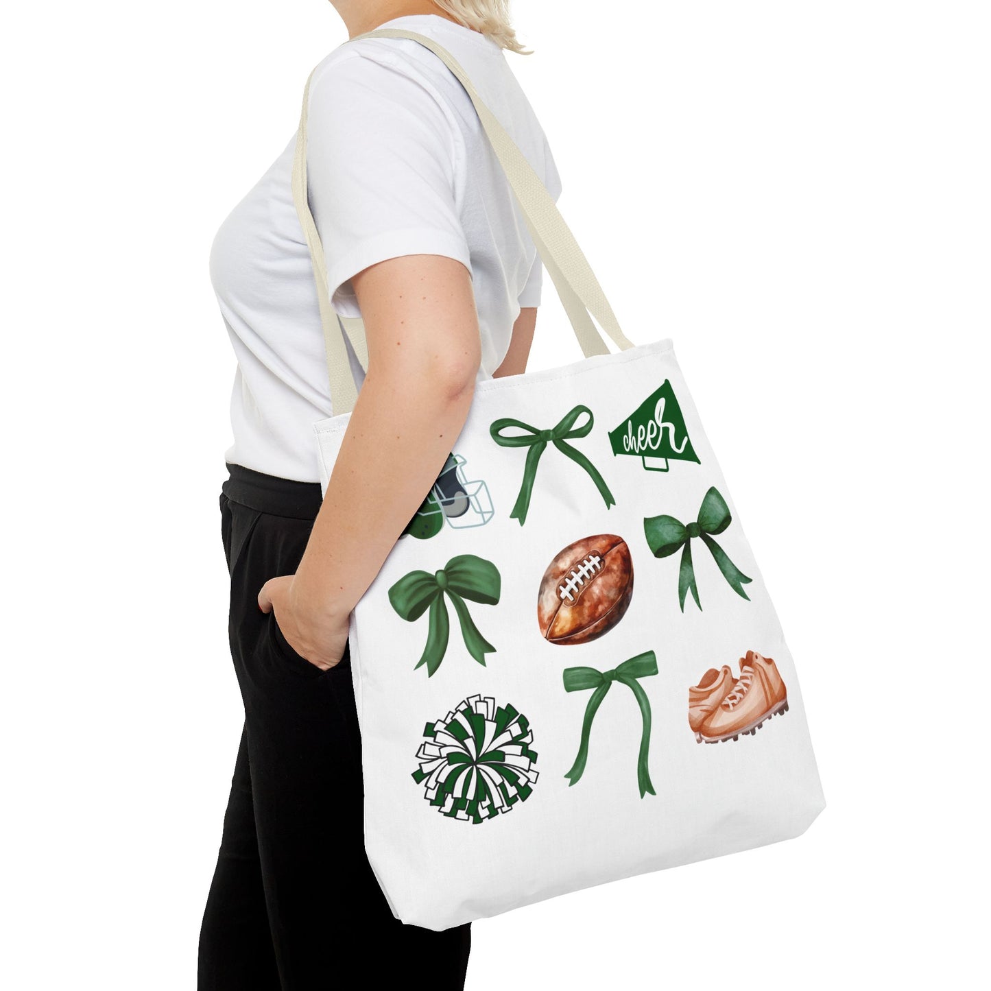 FOOTBALL & CHEER ~ Game Day Tote Bag
