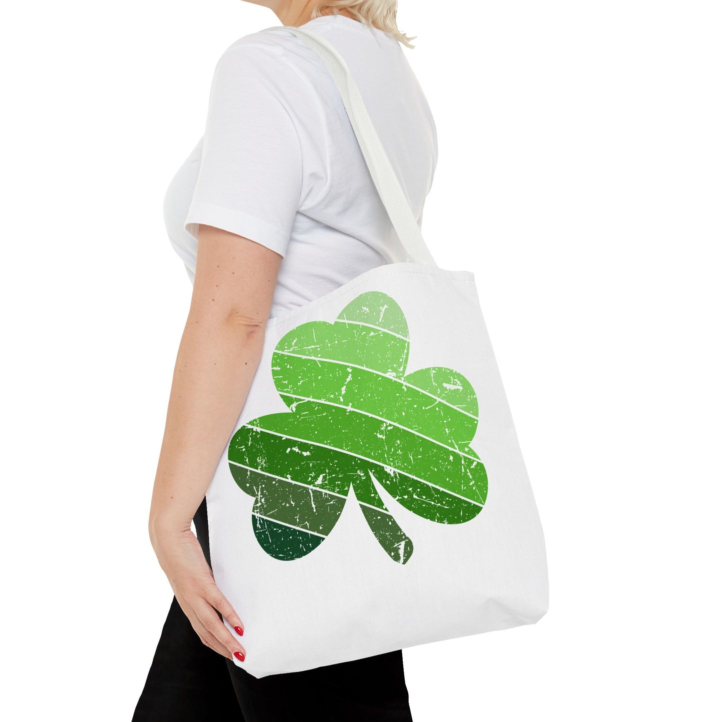 DISTRESSED SHAMROCK ST. PATRICK'S DAY ~  Tote Bag Various Sizes