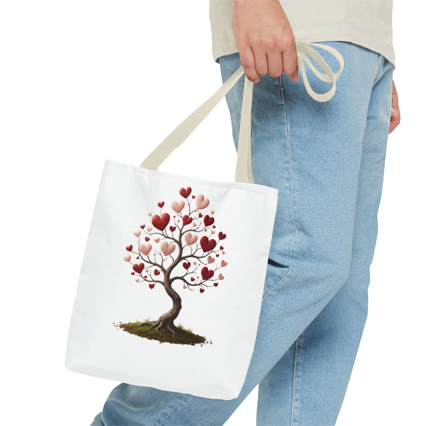 HEART VALENTINE TREE ~ Tote Bag Various Sizes