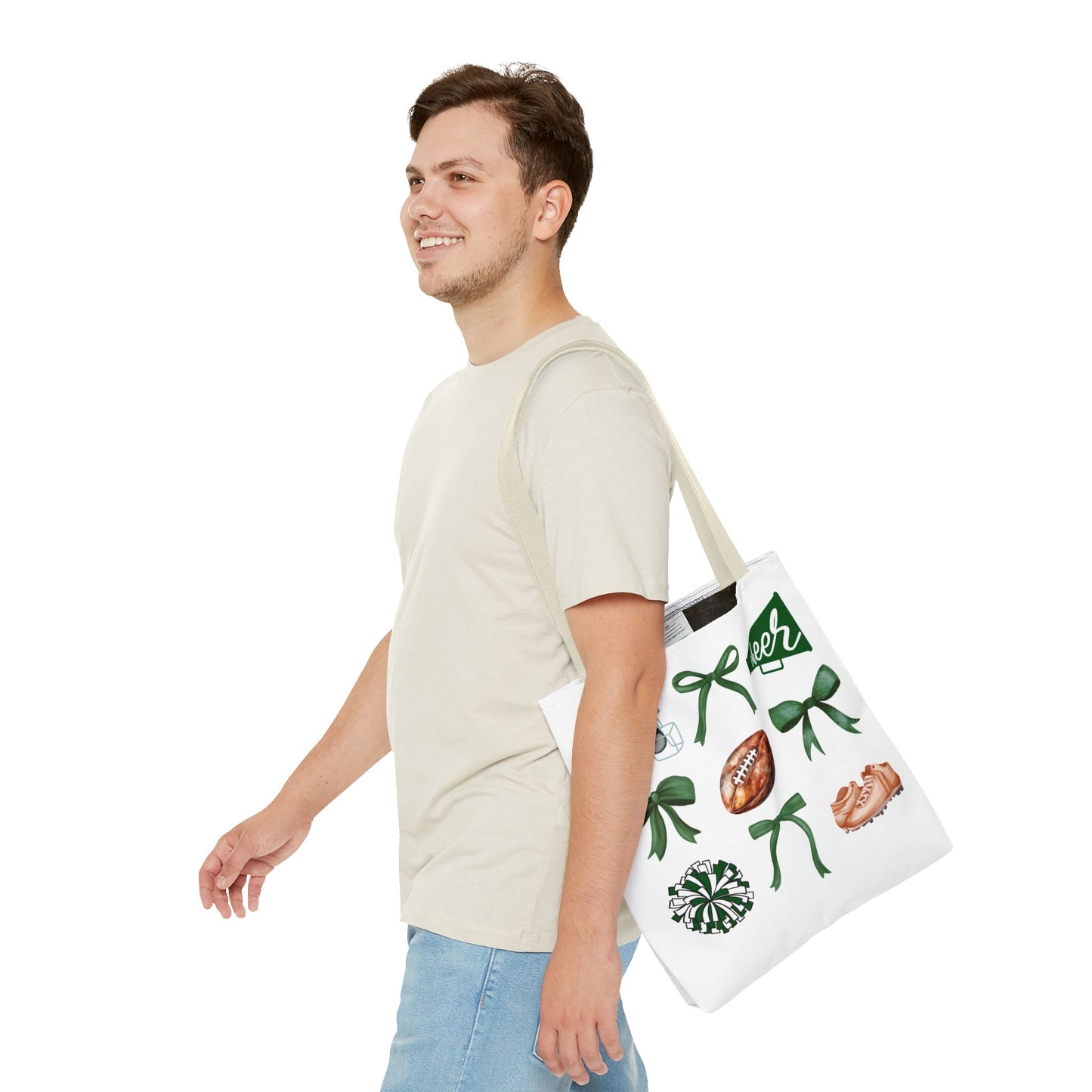FOOTBALL & CHEER ~ Game Day Tote Bag