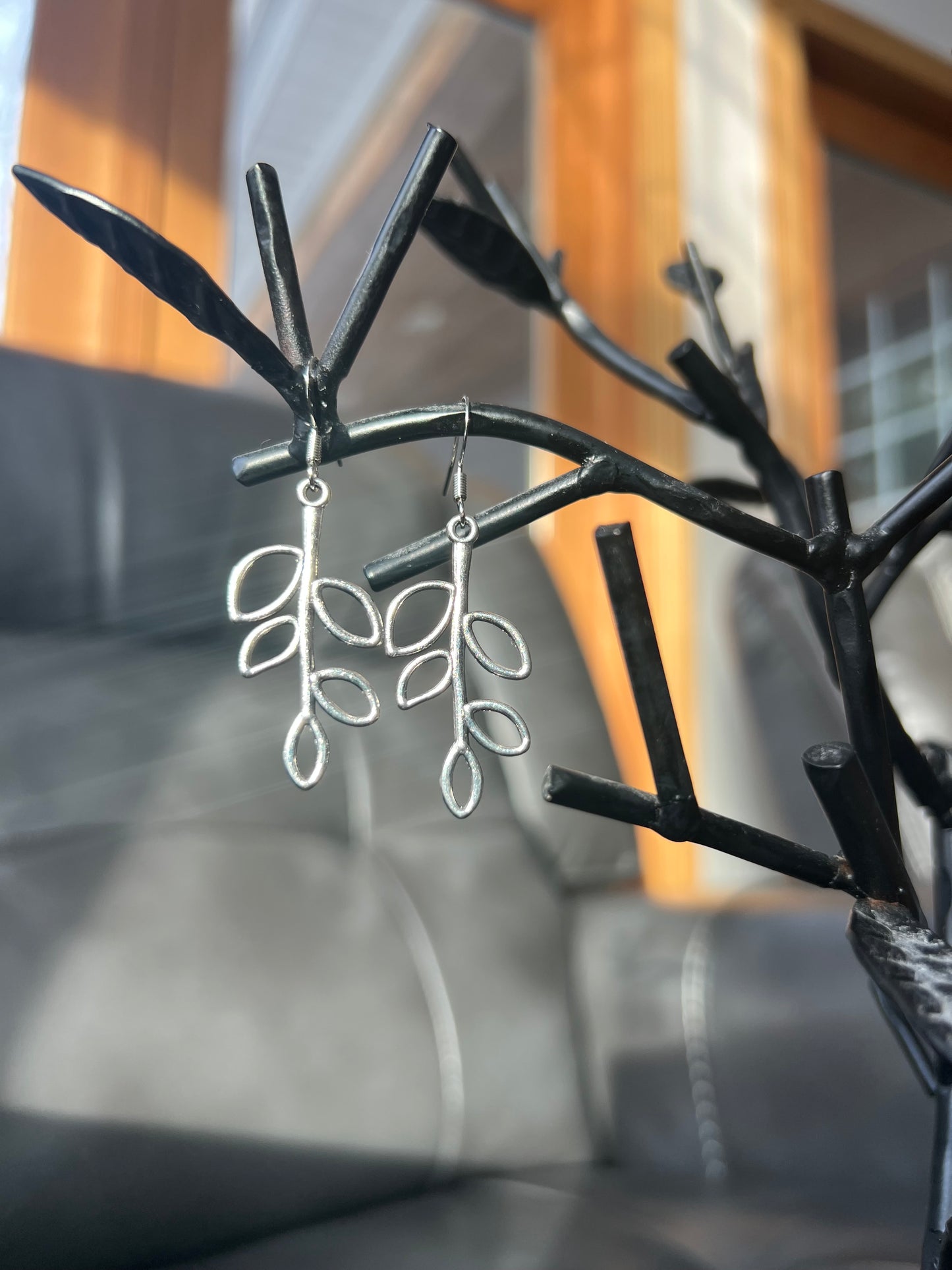 EARRINGS ~ Dangle Drop Earring Hollow Leaf Boho Tree Leaves