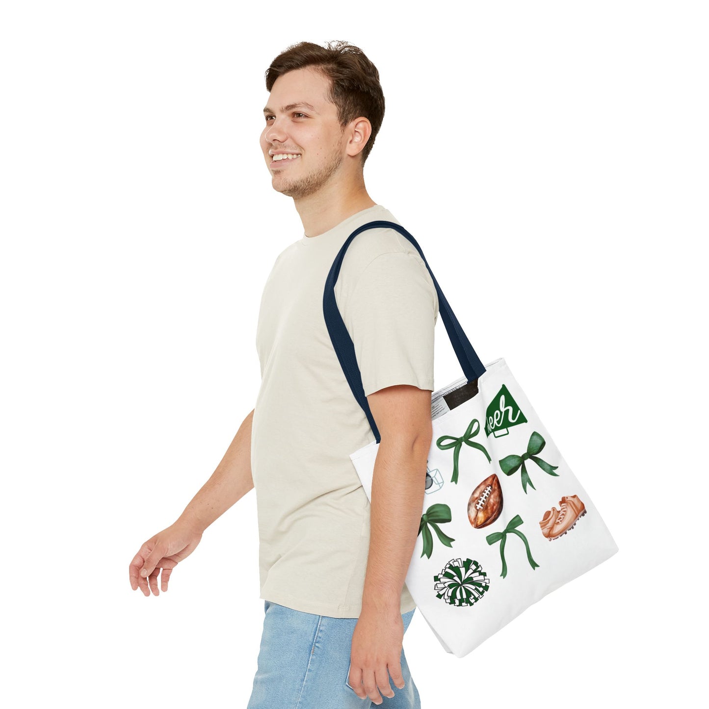 FOOTBALL & CHEER ~ Game Day Tote Bag