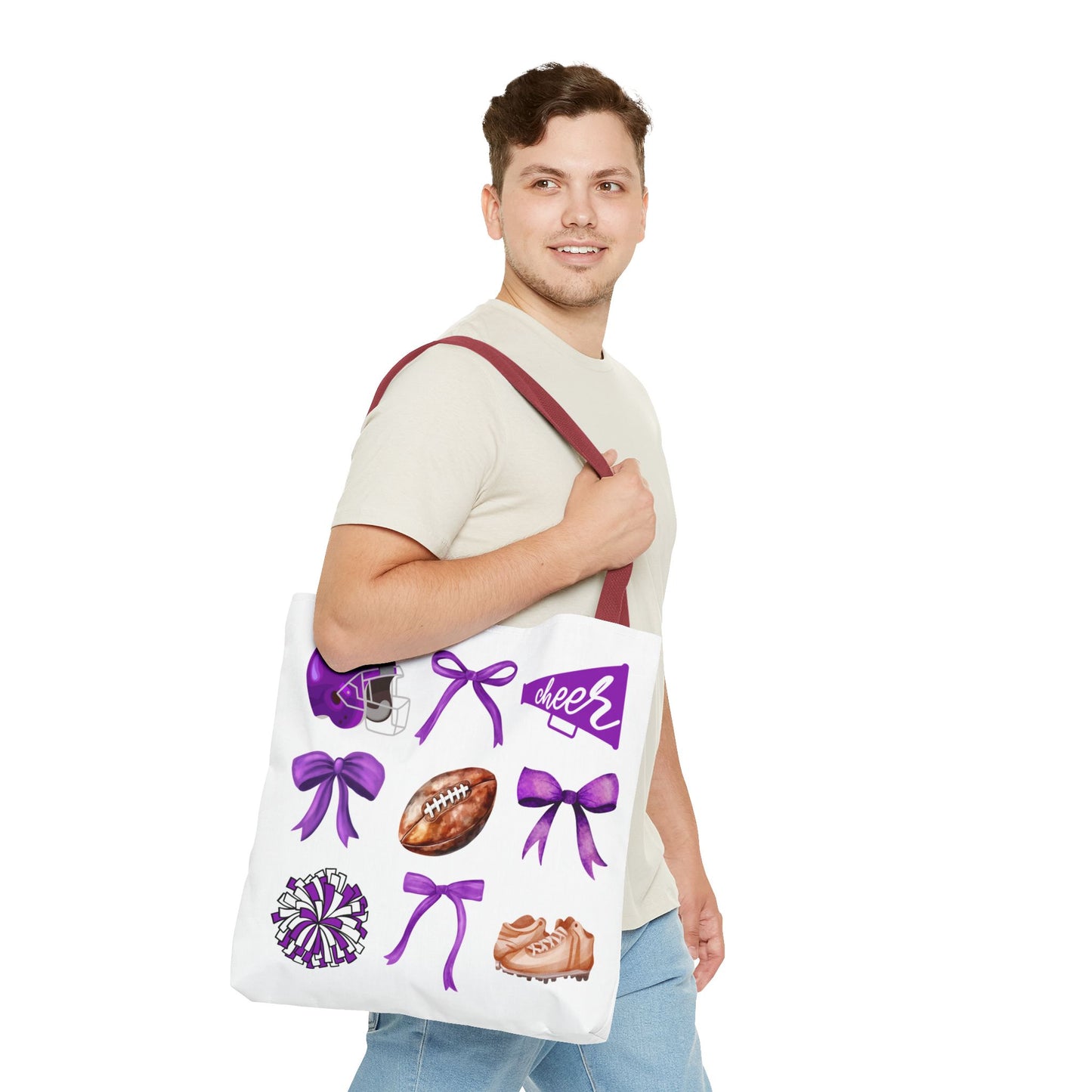 FOOTBALL & CHEER ~ Game Day Tote Bag