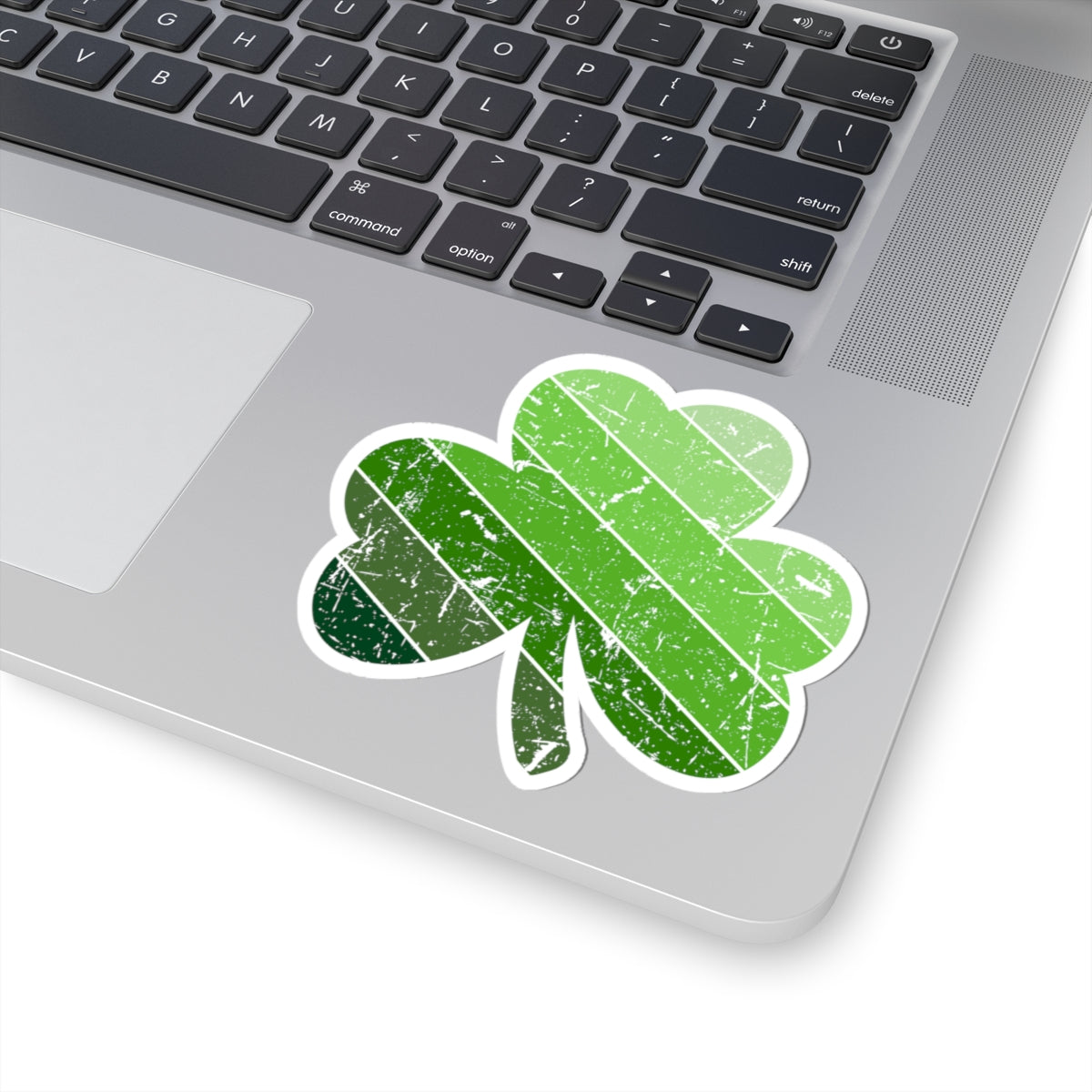 DISTRESSED SHAMROCK ~ St. Patrick’s Day Sticker Various Sizes