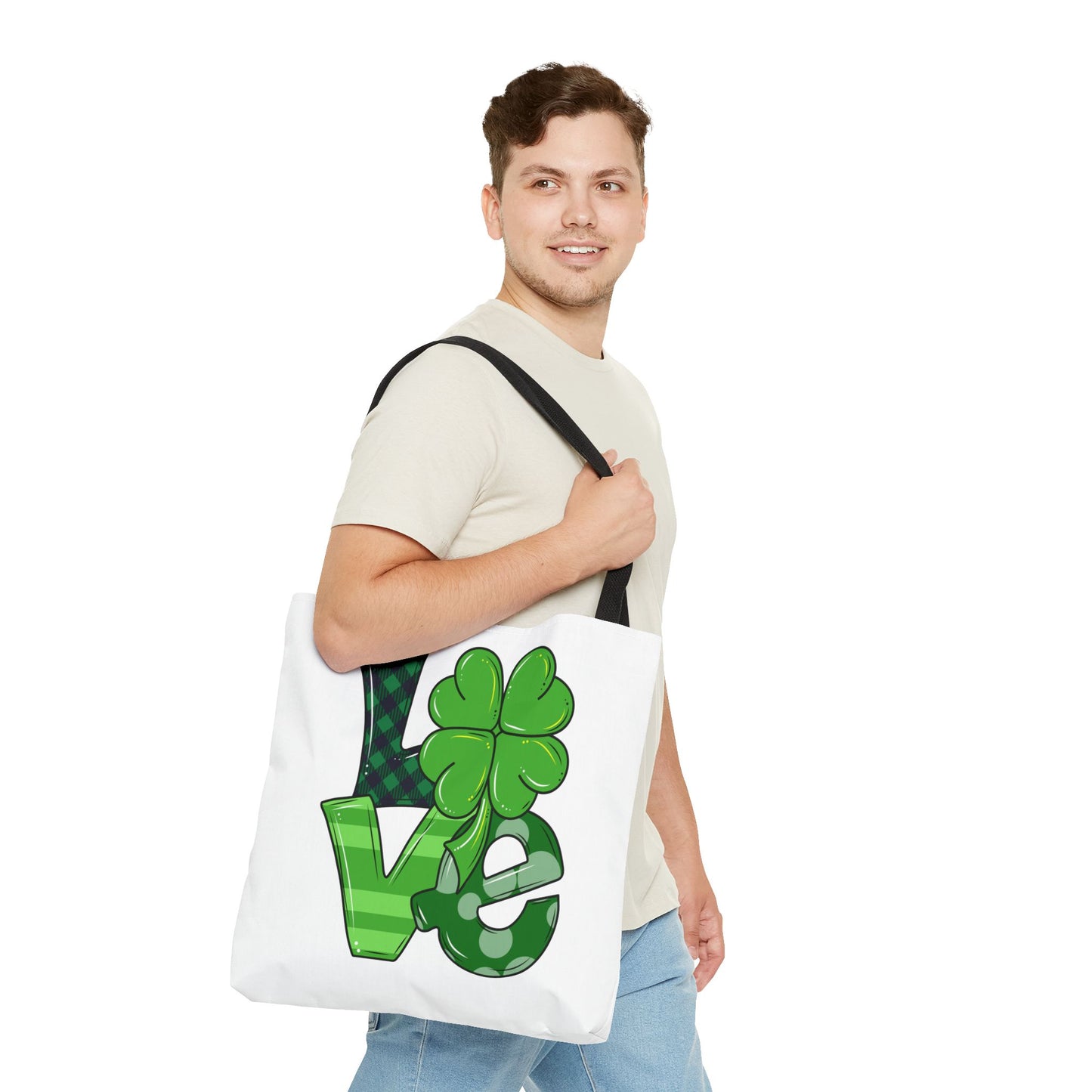 SHAMROCK LOVE ST. PATRICK'S DAY ~ Tote Bag Various Sizes