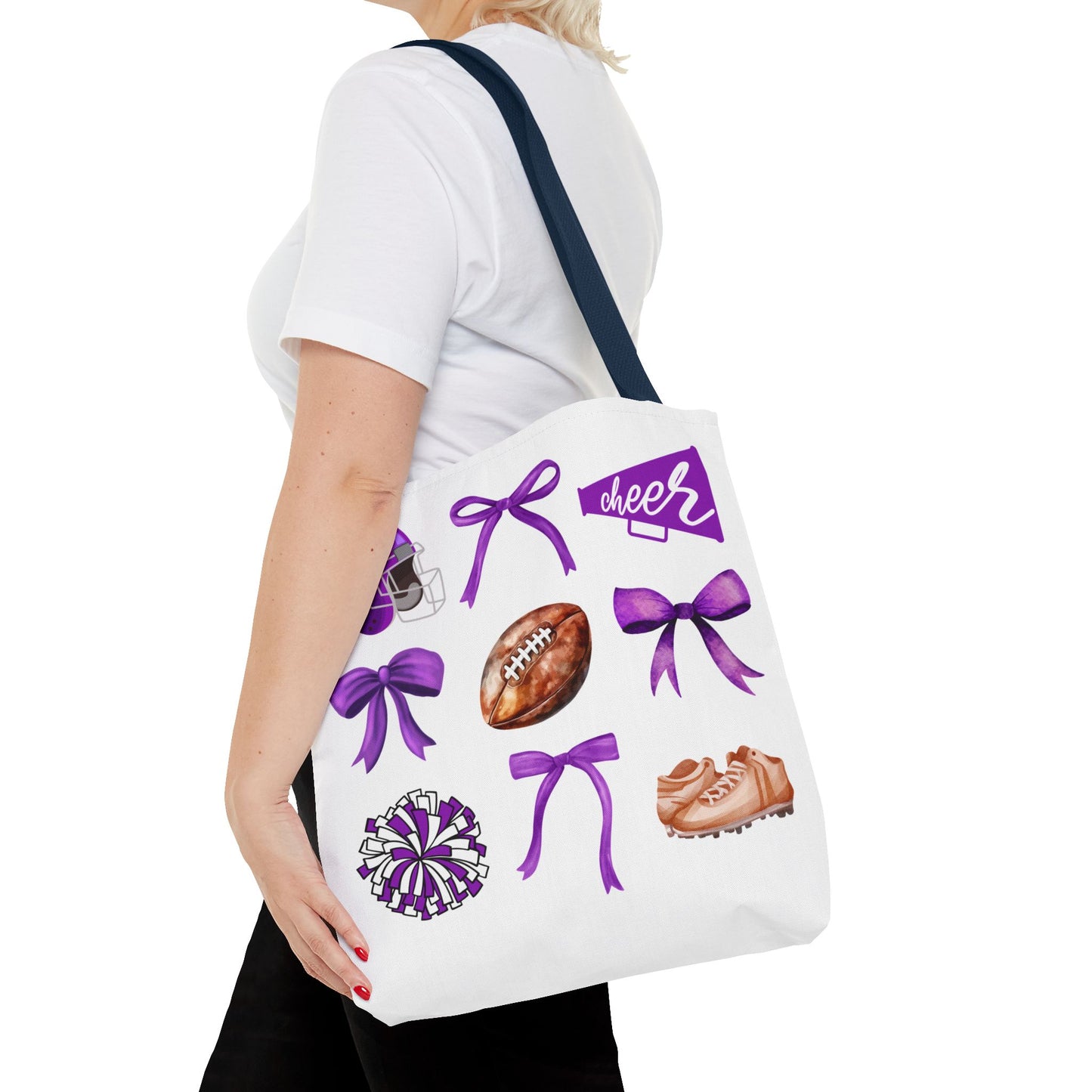 FOOTBALL & CHEER ~ Game Day Tote Bag