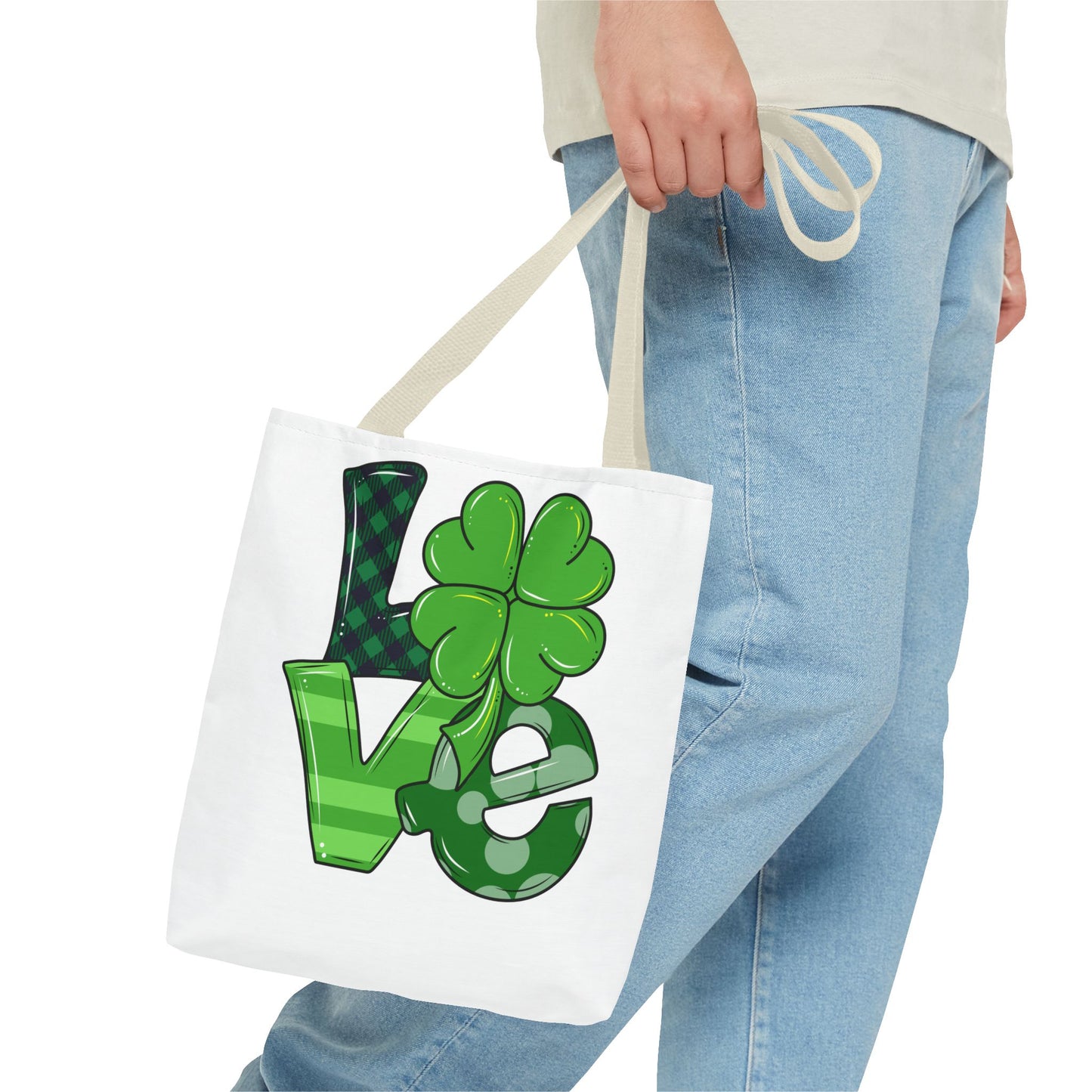 SHAMROCK LOVE ST. PATRICK'S DAY ~ Tote Bag Various Sizes